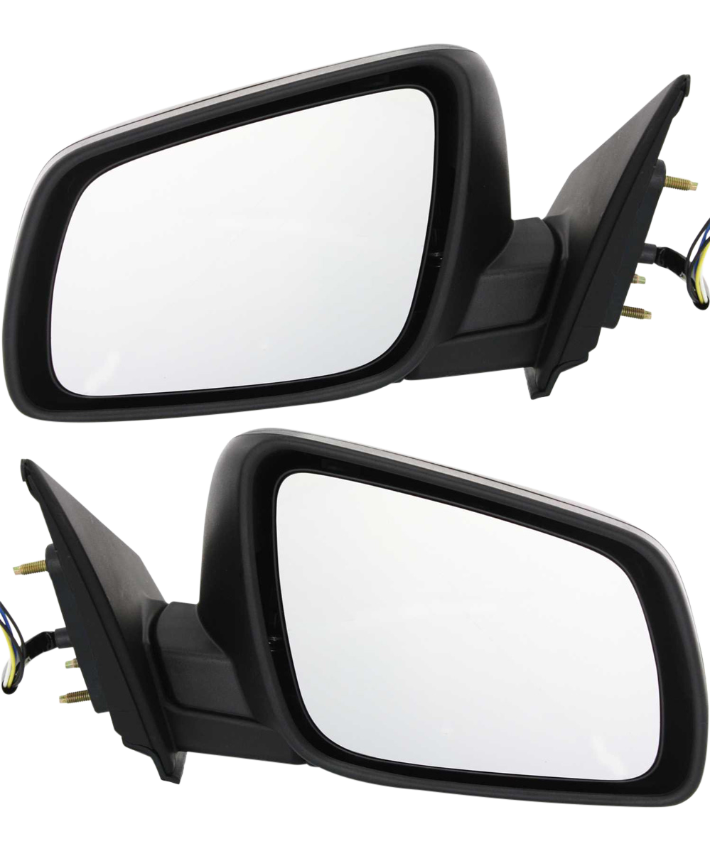AM LANCER 08-14 MIRROR RH AND LH Power Manual Folding Heated Textured SKU SET MT26ER Partslink MI1320132 MI1321132 OEM 7632A095-7632A096