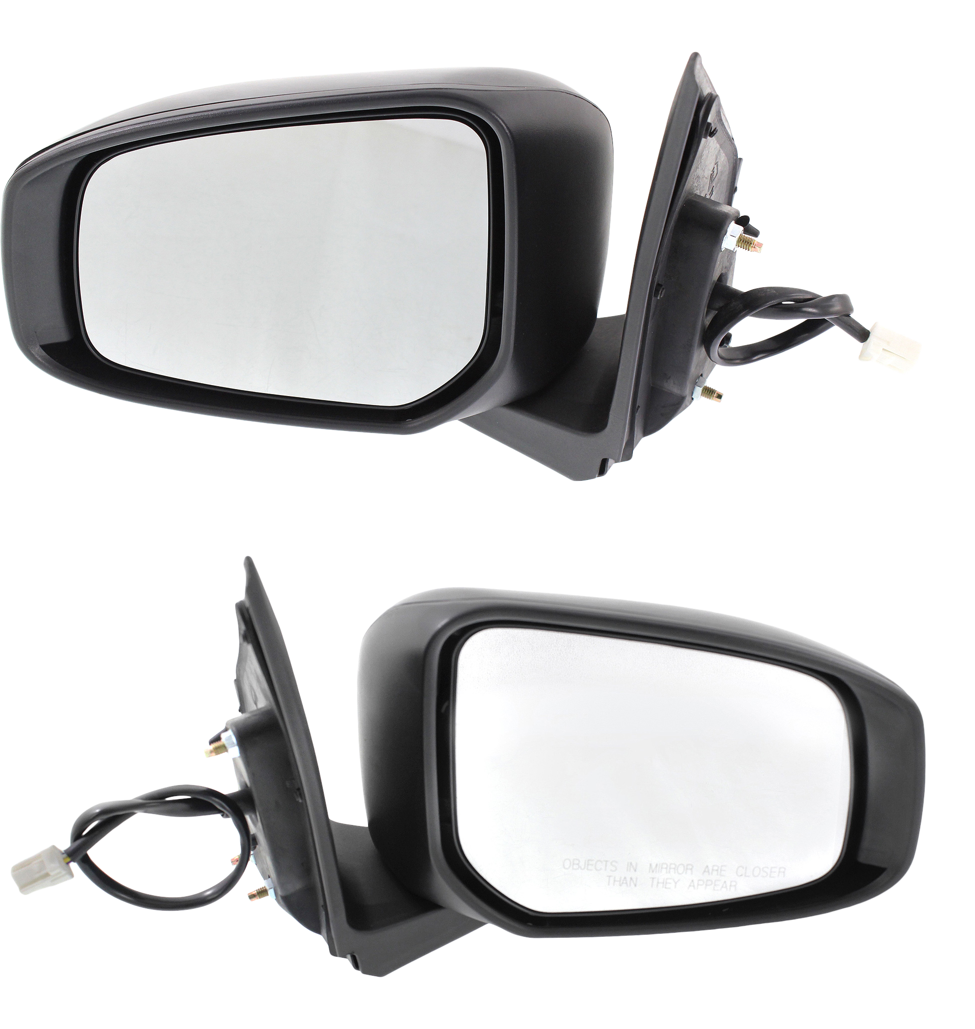 AM MIRAGE 14-22 MIRAGE G4-17-22 MIRROR RH AND LH Power Manual Folding Non Heated Paintable w Signal Light SKU SET MT35ER S Partslink MI1320148 MI1321148 OEM 7632B805 PFM 7632B806 PFM