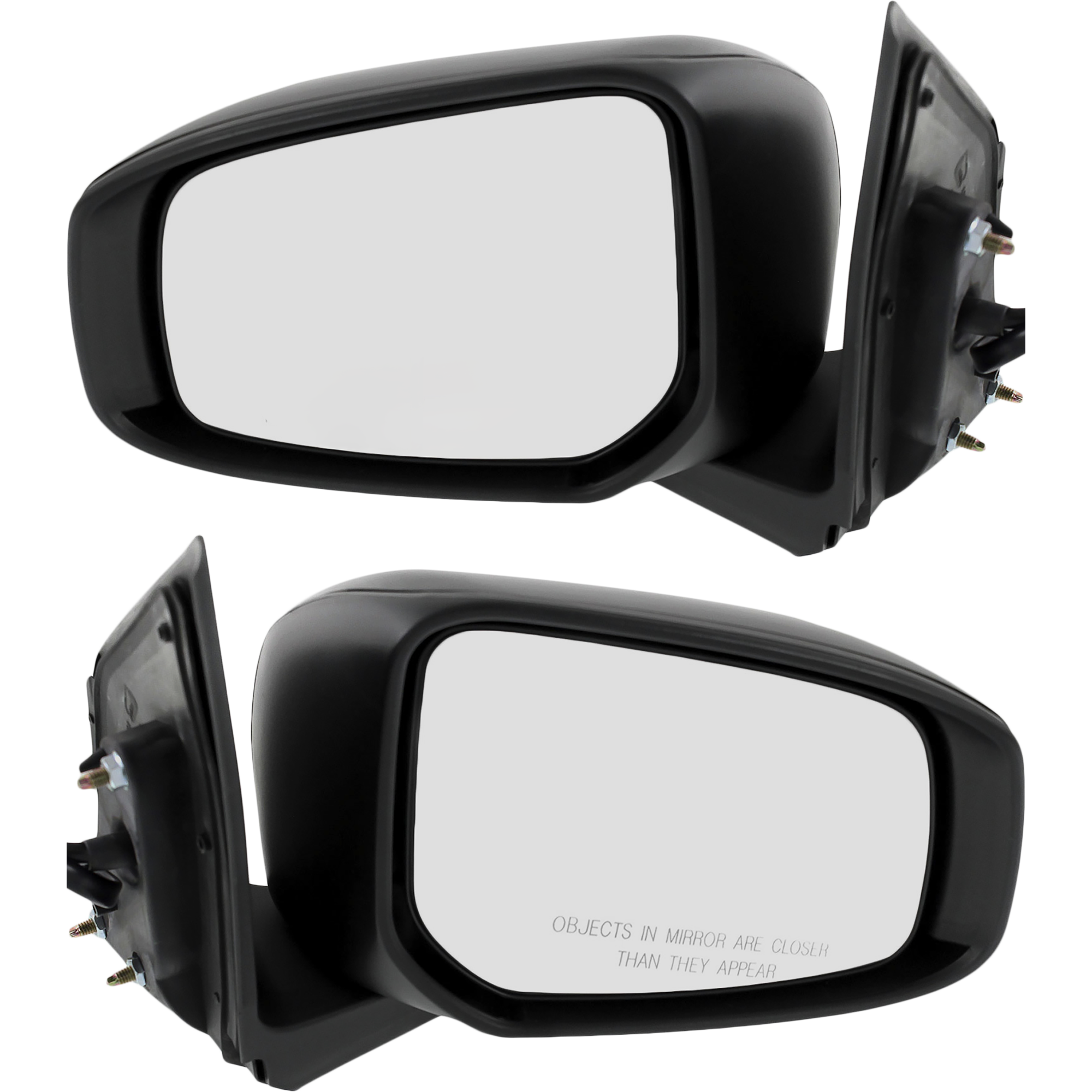 AM MIRAGE 14-22 MIRAGE G4-17-22 MIRROR RH AND LH Power Manual Folding Non Heated Paintable No Signal Light SKU SET MT35ER Partslink MI1320149 MI1321149 OEM 7632B279 PFM 7632B280 PFM