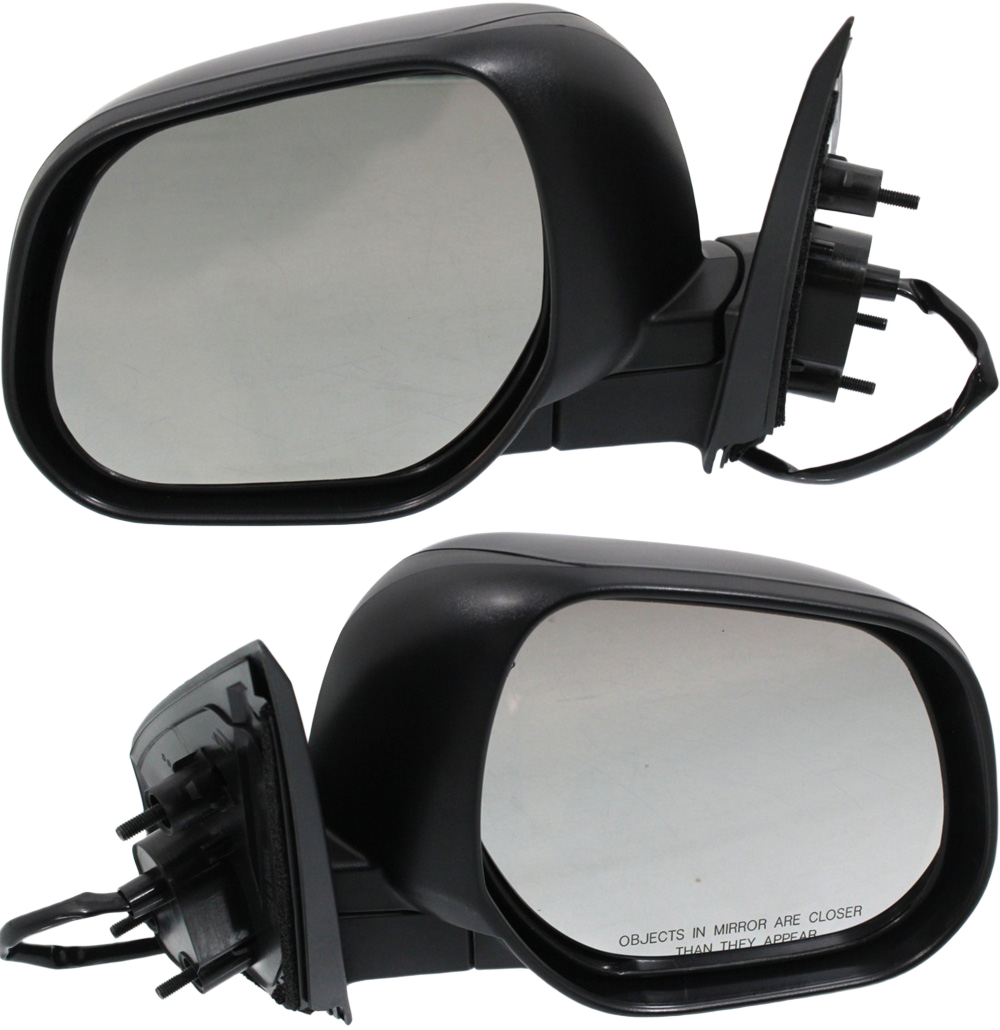 AM OUTLANDER 10-13 MIRROR RH AND LH Power Manual Folding Non Heated Paintable No Signal Light SKU SET MT39ER Partslink MI1320140 MI1321140 OEM 7632A821 PFM 7632A822 PFM