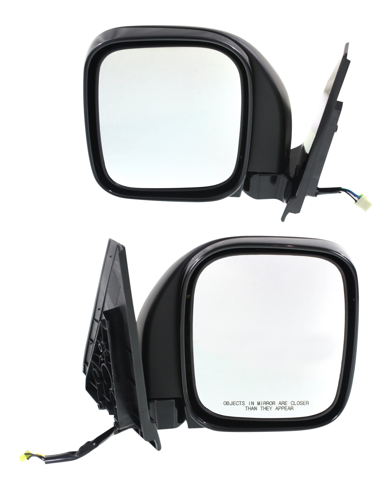 AM MONTERO 01-06 MIRROR RH AND LH Power Manual Folding Heated Paintable Limited XLS Models SKU SET MT41ER Partslink MI1320155 MI1321155 OEM MN167237XA MN167238XA