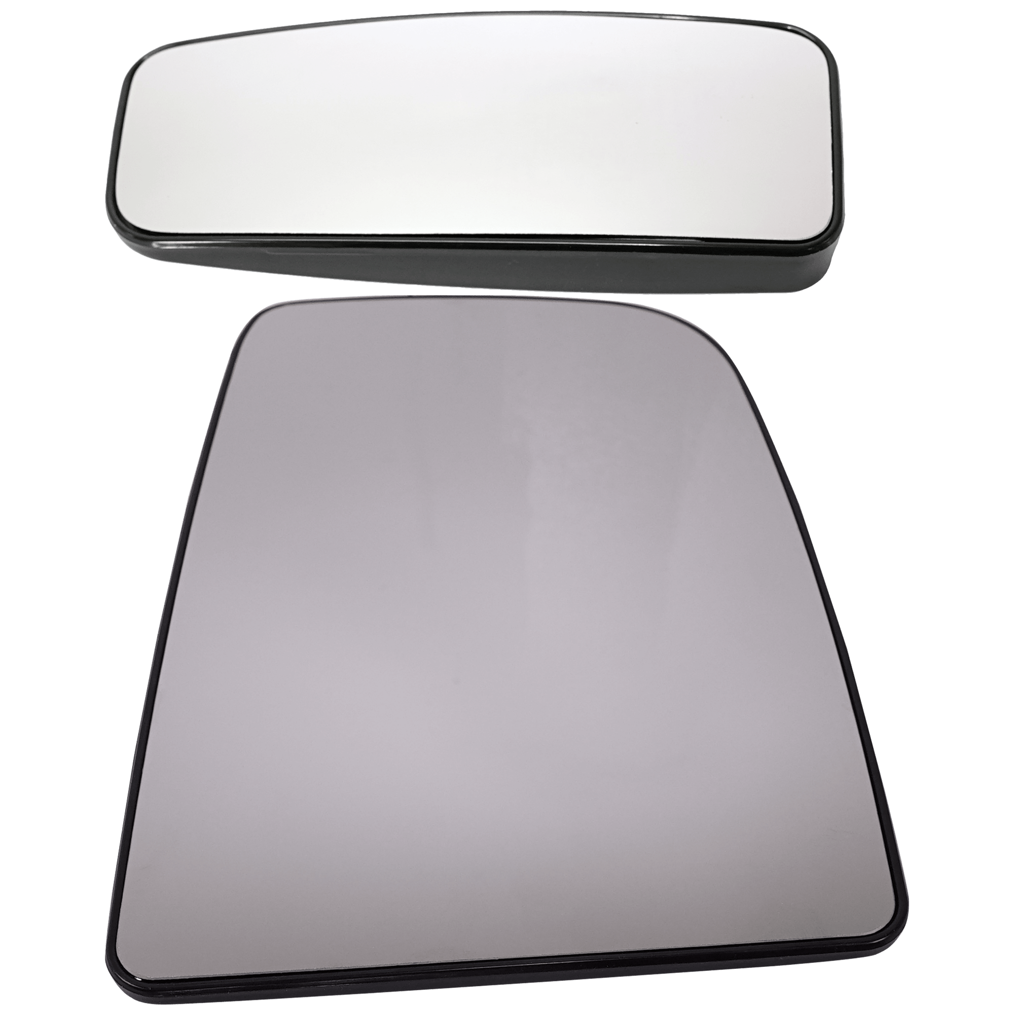 AM SPRINTER 10-18 MIRROR GLASS RH AND LH Lower Non Heated Non Towing w Backing Plate SKU SET MZ02GR 2A Partslink MB1324110 MB1325116 OEM 0028113933-0028115133