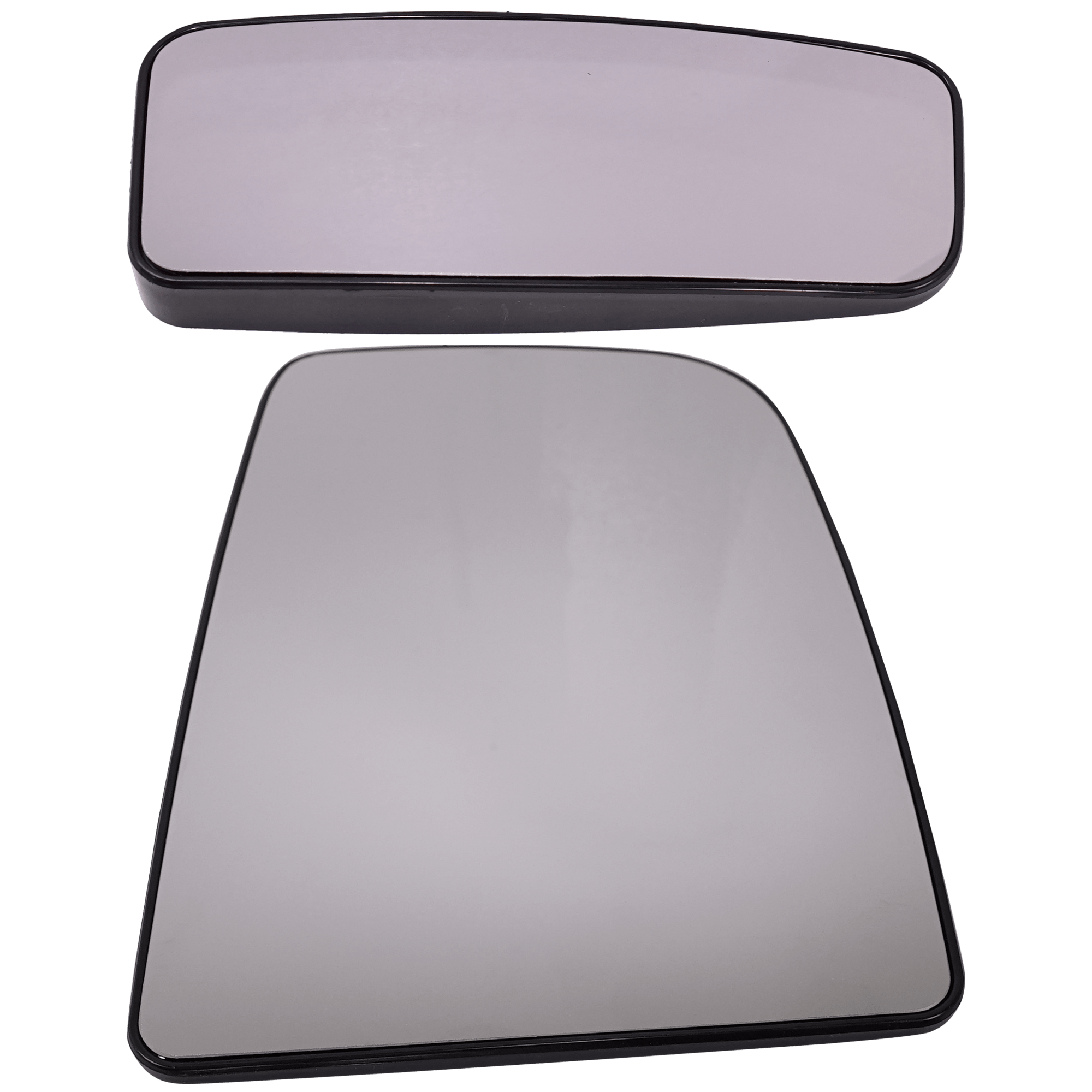 AM MERCEDES BENZ SPRINTER 2500 SPRINTER 3500-10-18 MIRROR GLASS RH Upper and Lower Heated Upper?Glass Non Heated?Lower?Glass Non Towing w Backing Plate SKU SET MZ02GR 2 Partslink MB1325110 MB1325116 OEM 0028114033-0028115133
