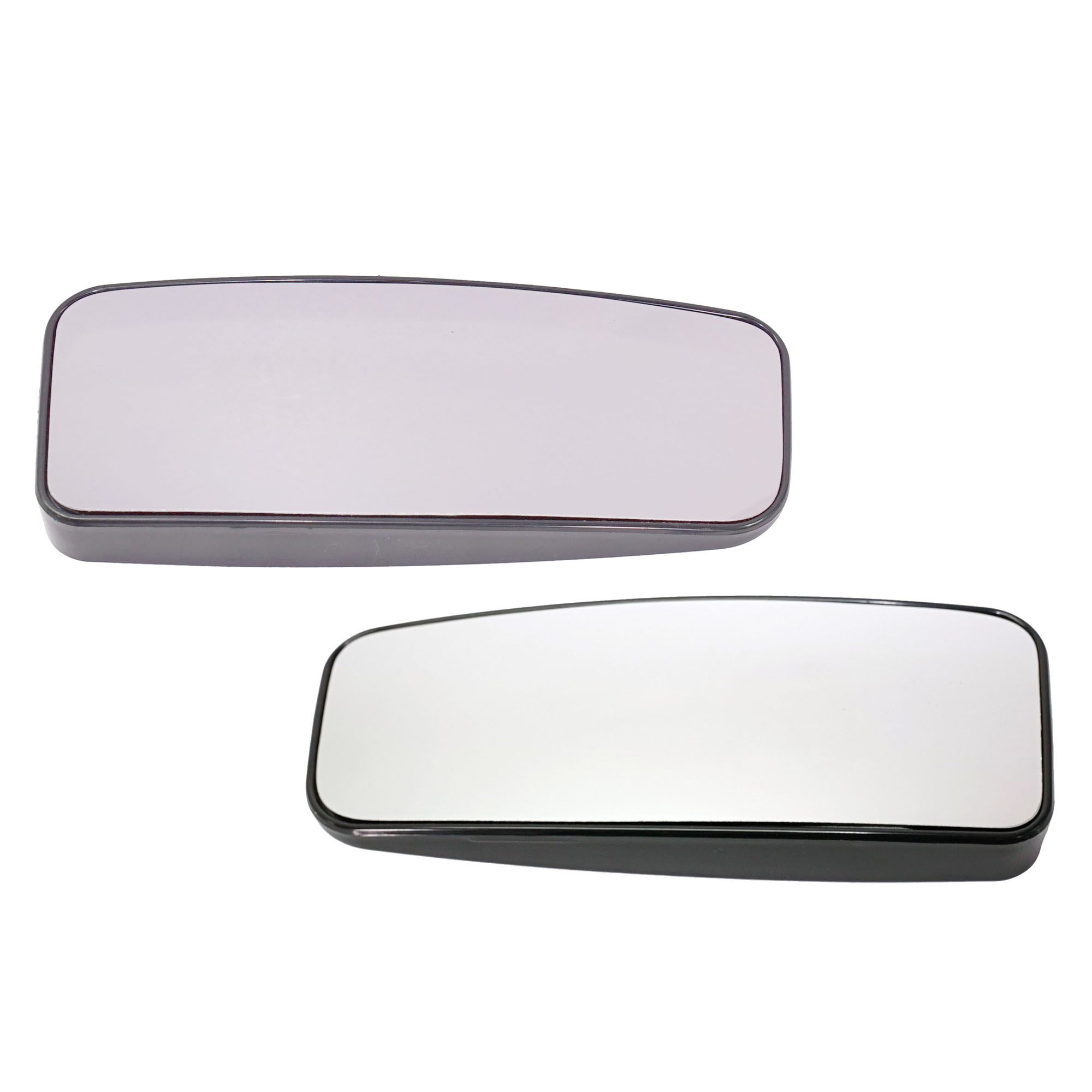 AM SPRINTER 10-18 MIRROR GLASS RH AND LH Lower Non Heated Non Towing w Backing Plate SKU SET MZ03GR Partslink MB1325110 MB1324110 OEM 0028114033-0028113933