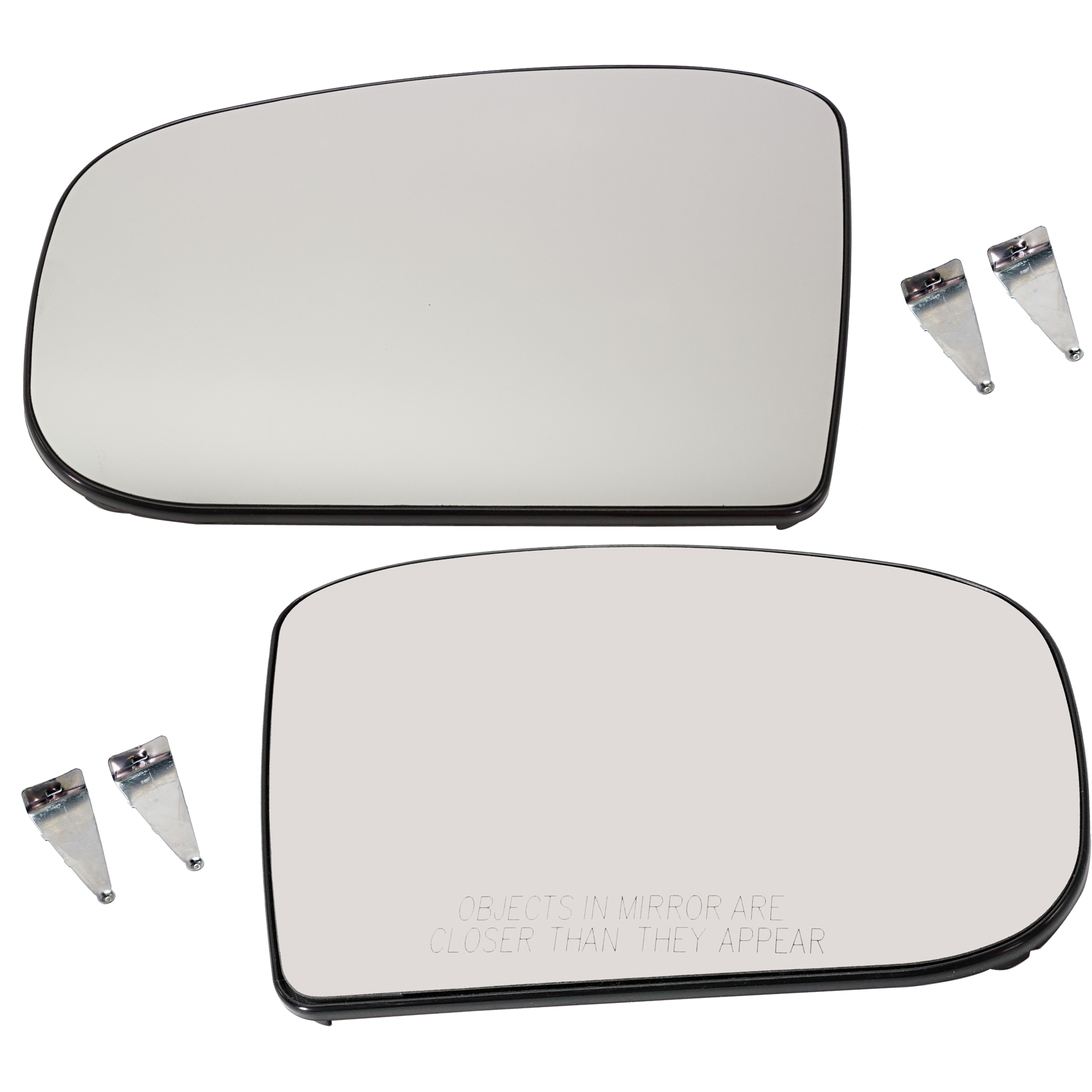 AM CL CLASS S CLASS 00-02 MIRROR GLASS RH AND LH Heated w Backing Plate SKU SET MZ06GR Partslink MB1325112 MB1324112 OEM 2208101221-2208100521