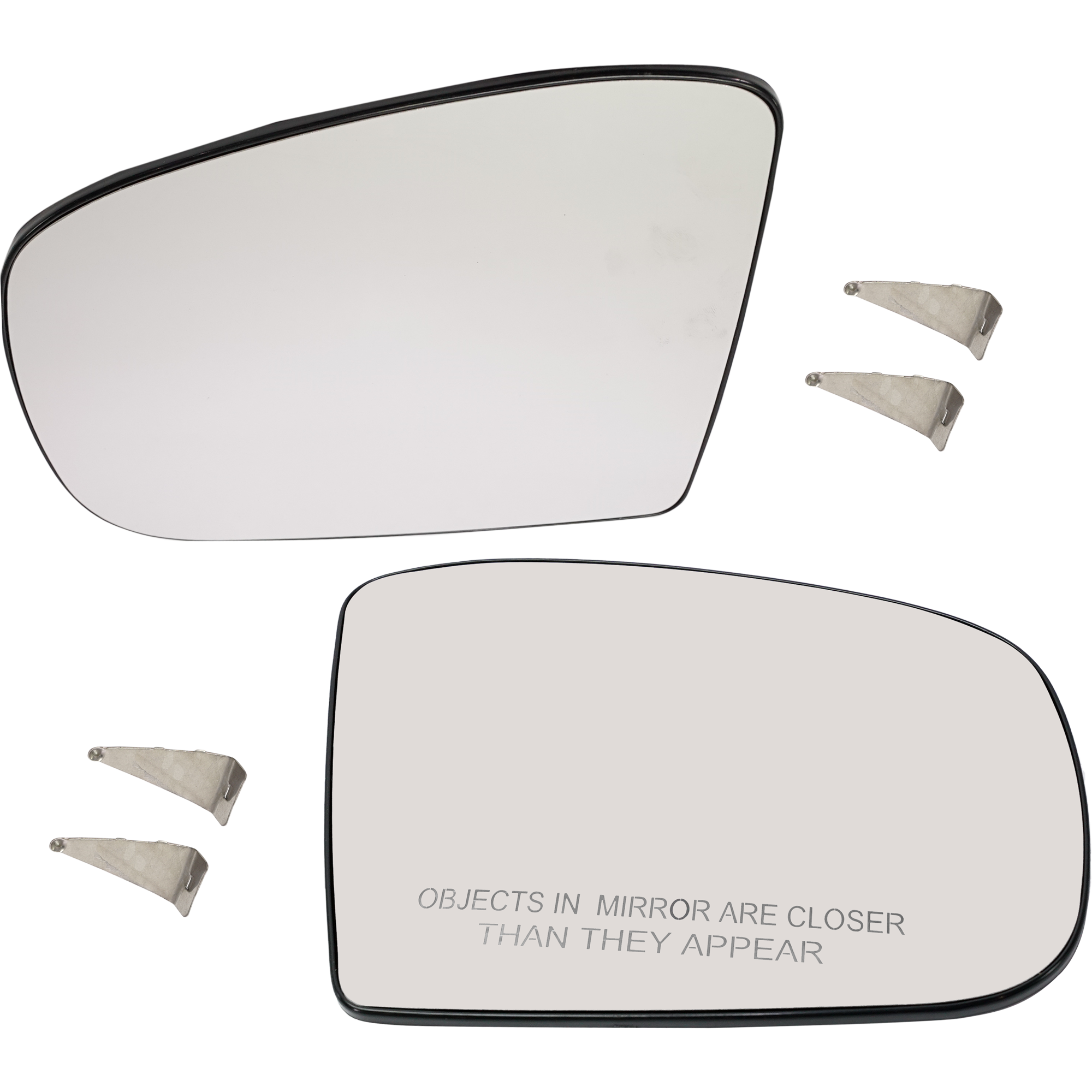 AM M CLASS 02-05 MIRROR GLASS RH AND LH Heated w Backing Plate SKU SET MZ09GR Partslink MB1325103 MB1324103 OEM 1638102419-1638102319
