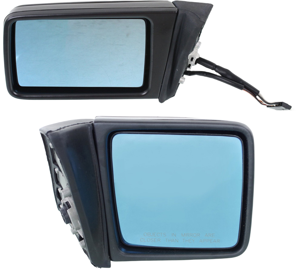 AM E CLASS 93-95 MIRROR RH AND LH Power Manual Folding Heated No Auto dimming No Blind Spot Feature No Signal Light No Memory Non Towing Paintable Cpe Sdn Wgn Rectangular Hsg SKU SET MZ12ER Partslink MB1320103 MB1321102 OEM 1248105216-1248107716