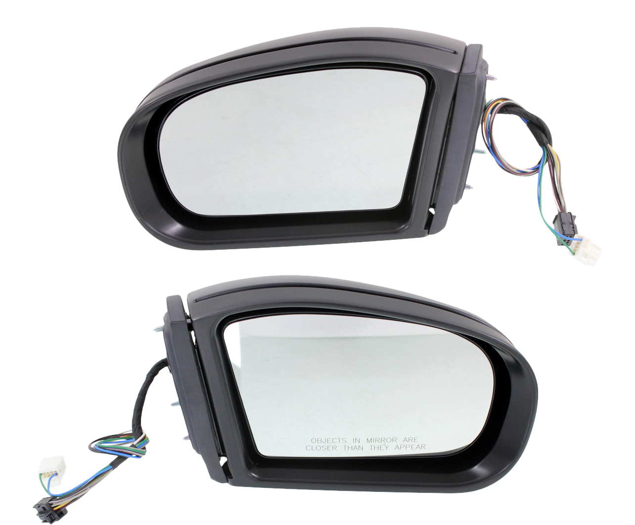 AM E CLASS 03-06 MIRROR RH AND LH Power Manual Folding Heated Paintable w In housing Signal Light No Auto dimming BSD and Memory SKU SET MZ26ER S OEM 2038104776-2038104876