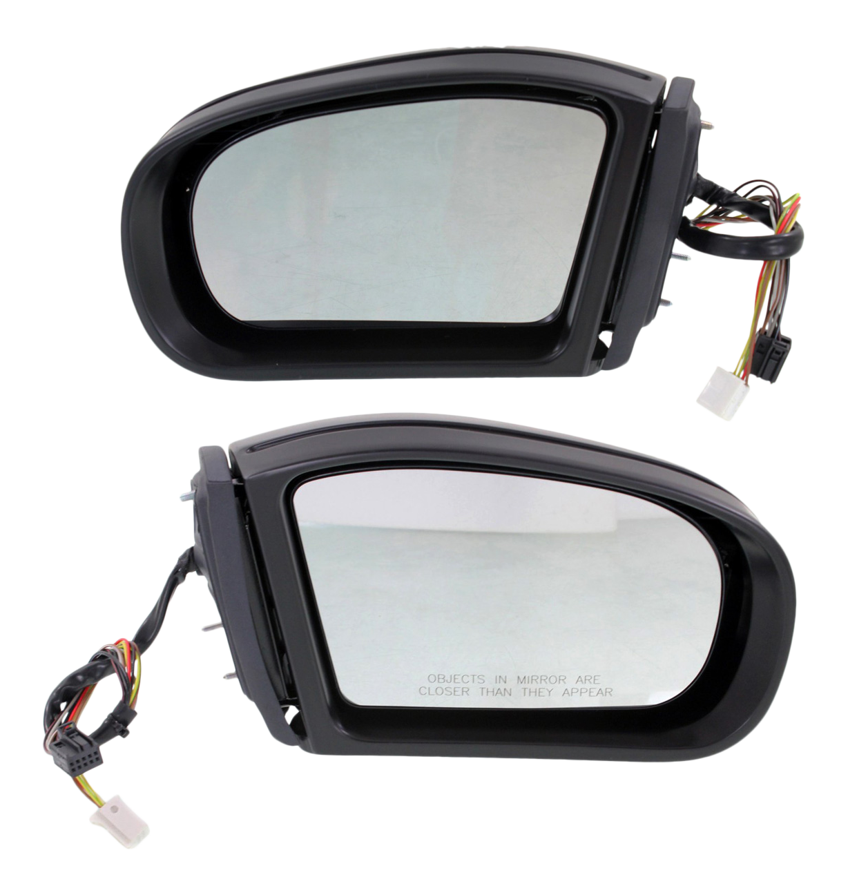 AM C CLASS 01-04 MIRROR RH AND LH Power Manual Folding Heated Paintable w In housing Signal Light and Memory w o Auto Dimming and BSD SKU SET MZ30ER S OEM 2038106676 PFM 2038106376 PFM