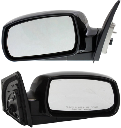 AM TUCSON 10-15 MIRROR RH AND LH Power Manual Folding Heated Paintable w Signal Light Limited Model SKU SET MZ57ER S Partslink HY1320176 HY1321176 OEM 876102S050-876202S050