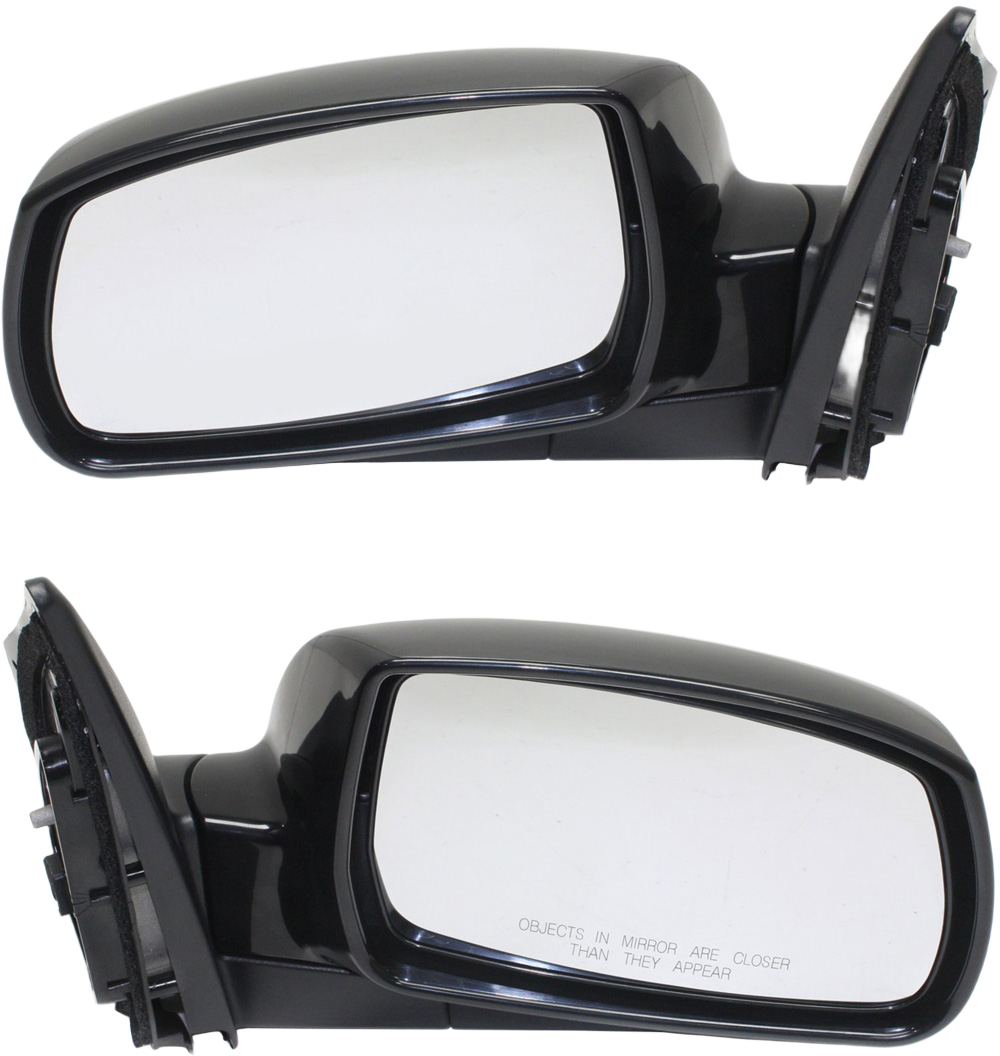 AM TUCSON 10-15 MIRROR RH AND LH Power Manual Folding Heated Paintable w o Signal Light GL GLS Models SKU SET MZ57ER Partslink HY1321175 HY1320175 OEM 876202S030-876102S030