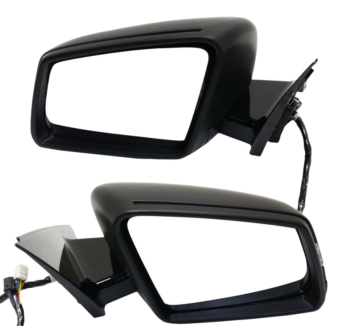AM S CLASS 10-13 MIRROR RH AND LH Power Power Folding Heated Paintable w Memory Puddle Light and Signal Light No Auto dimming and BSD SKU SET MZ62ER S OEM 2218101176-2218101276