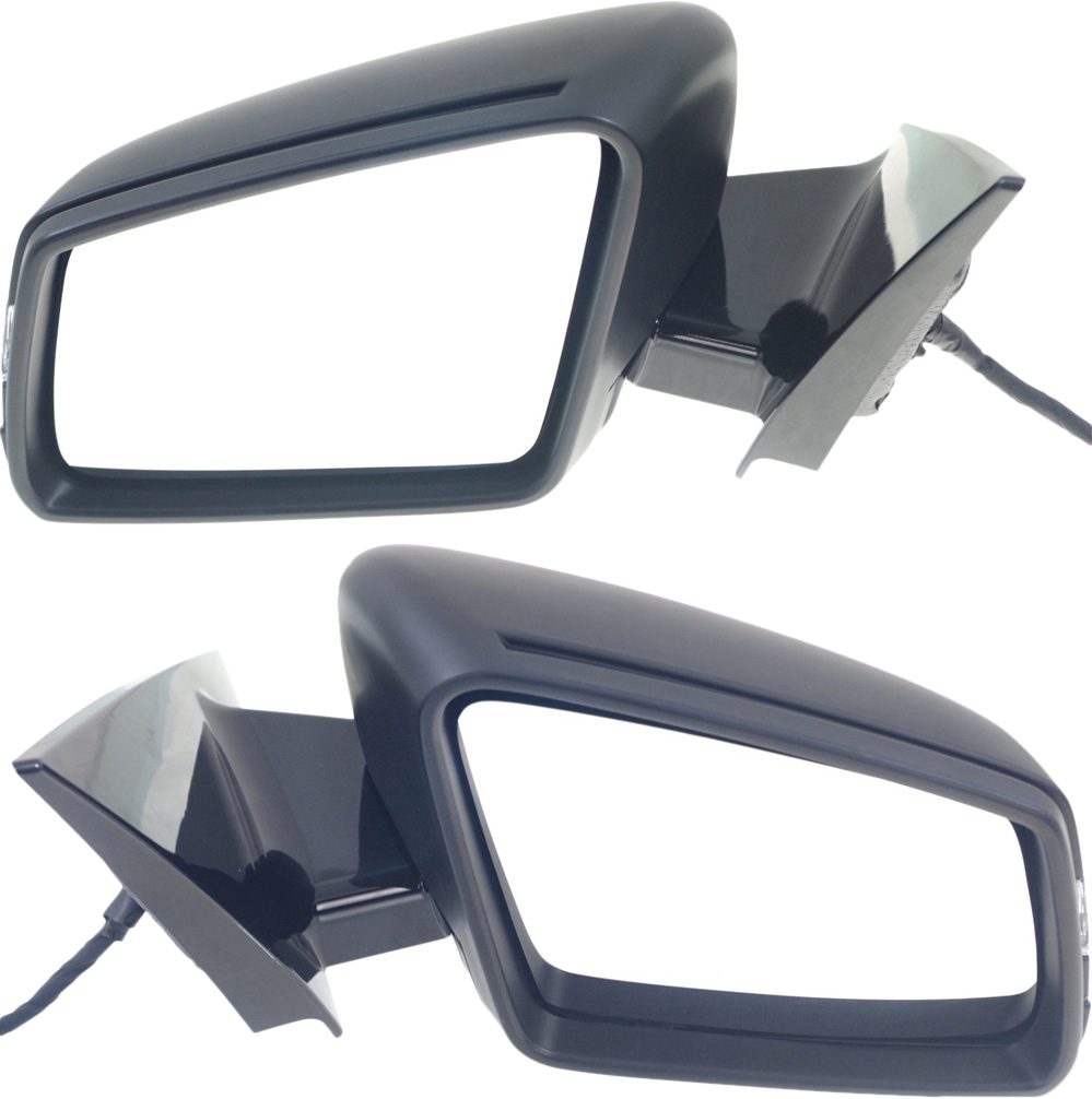 AM E CLASS 10-16 MIRROR RH AND LH Power Manual Folding Heated Paintable w In housing Signal Light and Memory No Auto dimming and BSD SKU SET MZ70ER S OEM 2078100976-2078101076