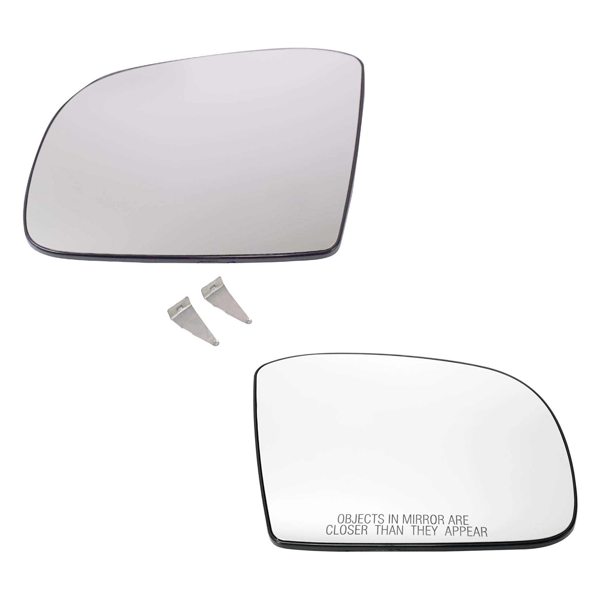 AM M CLASS R CLASS 06-10 GL CLASS 07-08 MIRROR GLASS RH AND LH Heated w Backing Plate SKU SET MZ79GR Partslink MB1325104 MB1324104 OEM 1648100819-1648100719