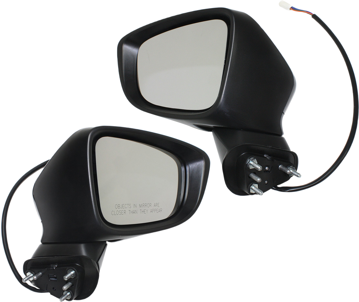 AM MAZDA 6-14-16 MIRROR RH AND LH Power Manual Folding Non Heated Paintable w Signal Light No BSD SKU SET MZ83ER S Partslink MA1320177 MA1321177 OEM GJR969121C PFM GJR969181C PFM