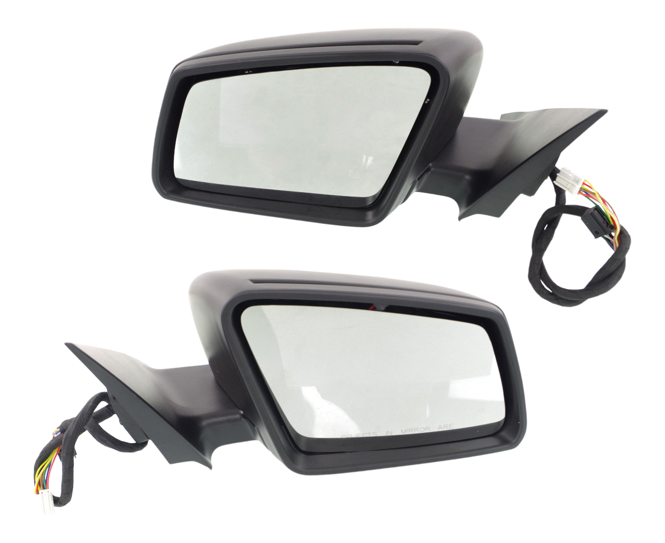 AM CLA CLASS 14-16 MIRROR RH AND LH Power Manual Folding Heated Paintable w Memory and Signal Light No Auto dimming and BSD SKU SET MZ87ER S OEM 1178100776-1178100876