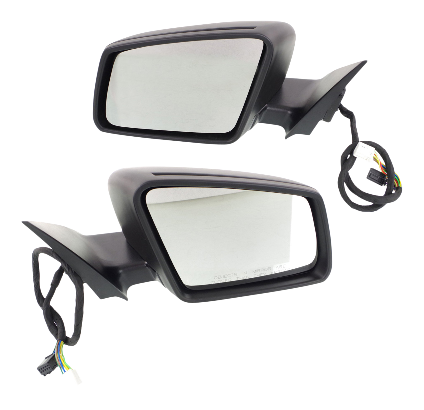 AM CLA CLASS 14-16 MIRROR RH AND LH Power Power Folding Heated Paintable w Memory Puddle Light and Signal Light No Auto dimming and BSD SKU SET MZ88ER S OEM 1178100976-1178101076