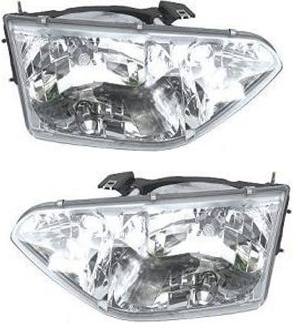 AM QUEST 01-02 HEAD LAMP RH AND LH Assembly Halogen SKU SET N100107 Partslink NI2502140 NI2503140 OEM B60602Z400 B60102Z400