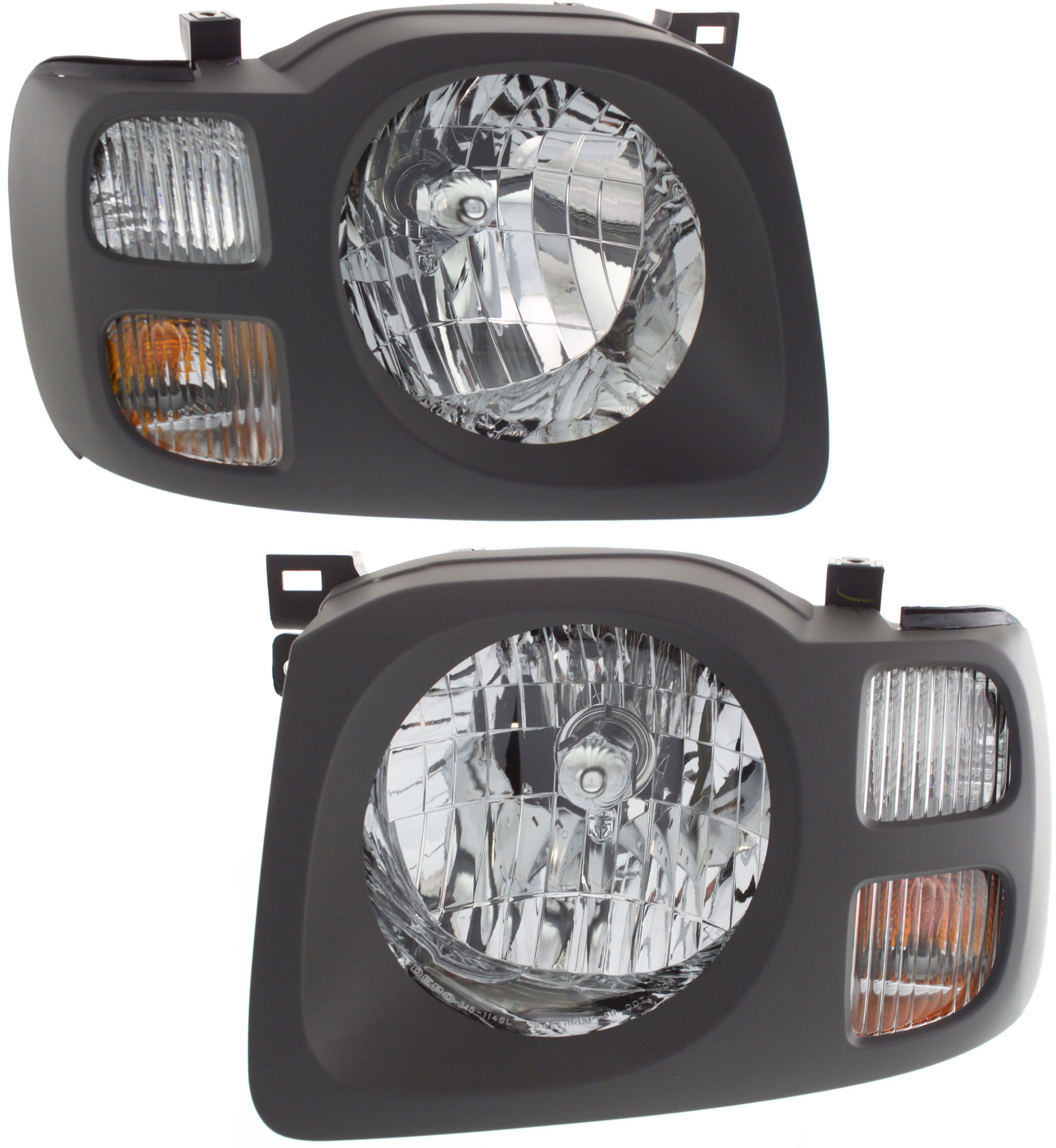 AM XTERRA 02-04 HEAD LAMP RH AND LH Assembly Halogen XE Model SKU SET N100117 Partslink NI2502147 NI2503147 OEM 260607Z825-260107Z825