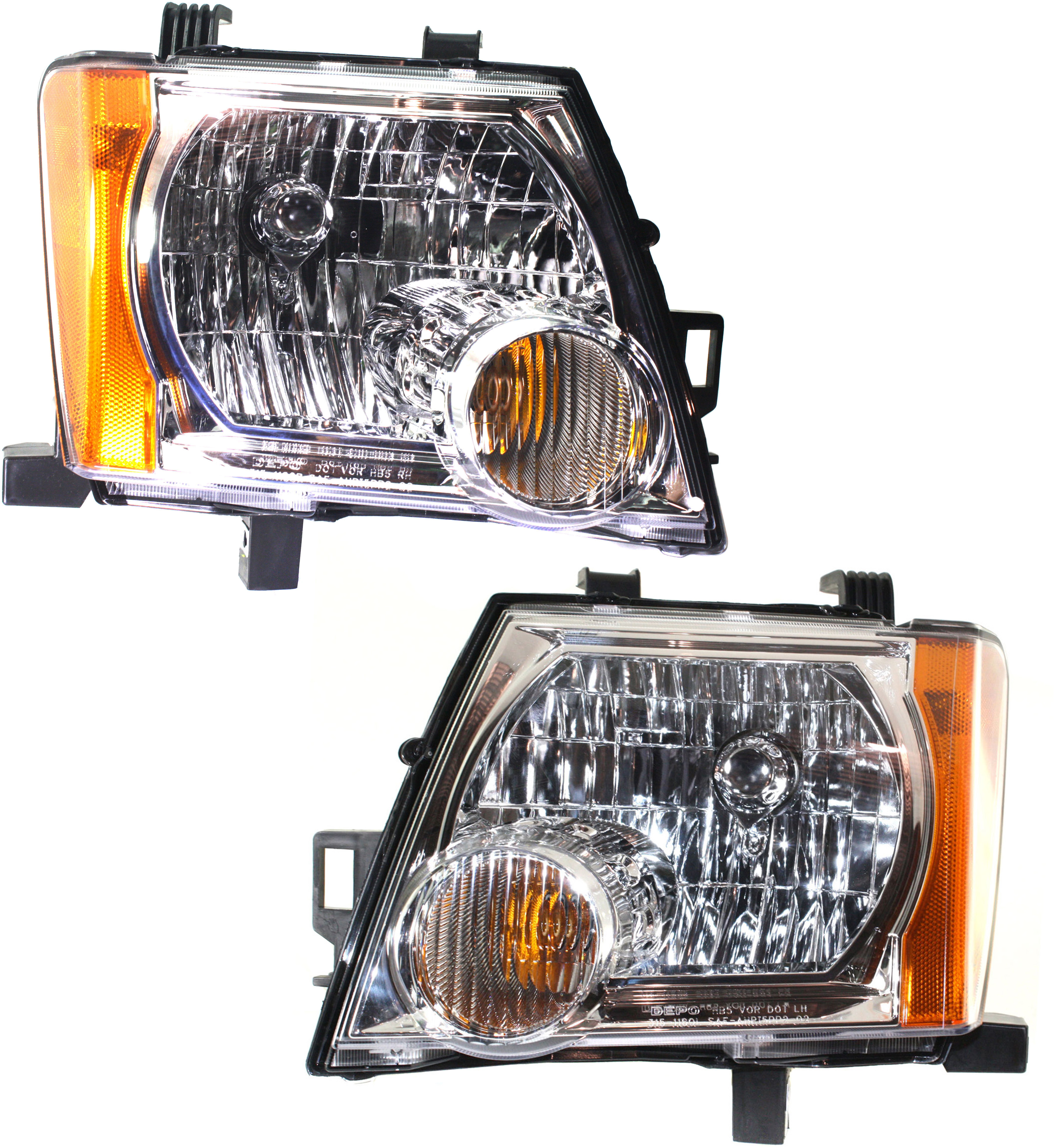 AM XTERRA 05-15 HEAD LAMP RH AND LH Assembly Halogen 09-15 Exc. S X Models SKU SET N100137 Partslink NI2502161 NI2503161 OEM 26010EA025-26060EA025