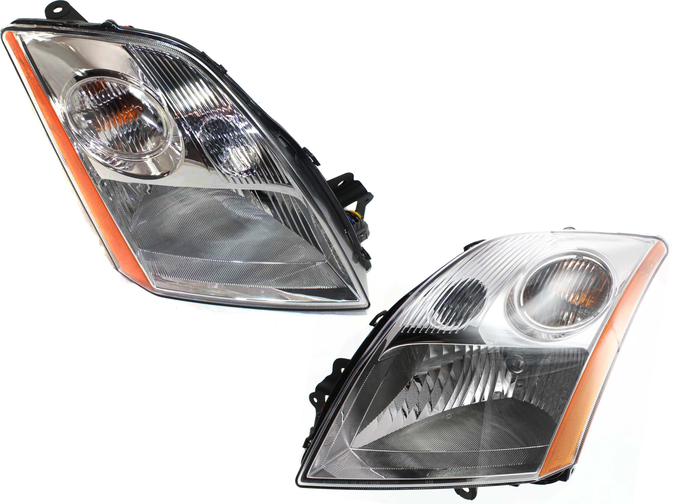 AM SENTRA 07-09 HEAD LAMP RH AND LH Assembly Halogen Sedan SKU SET N100143 Partslink NI2502163 NI2503163 OEM 26060ET000-26010ET000