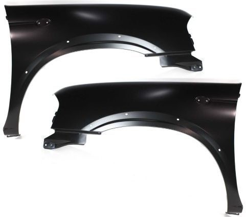AM FRONTIER 01-04 FRONT FENDER RH AND LH Primed 4 Cyl SKU SET N220109 Partslink NI1241169 NI1240169 OEM 631129Z430-631139Z430