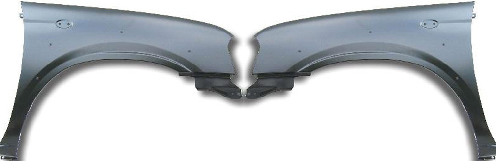 AM FRONTIER 01-04 FRONT FENDER RH AND LH Primed 6 Cyl SKU SET N220111 Partslink NI1241170 NI1240170 OEM 631129Z431-631139Z431