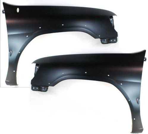 AM PATHFINDER 99-04 FRONT FENDER RH AND LH Primed w Flare Hole w o Guard Hole SKU SET N220115 Partslink NI1241174 NI1240174 OEM F31002W633 F31012W633