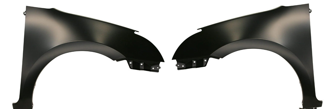 AM SENTRA 07-12 FRONT FENDER RH AND LH Primed Base S SL Models Steel CAPA SKU SET N220147Q Partslink NI1240185C NI1241185C OEM 63112ET030-63113ET030