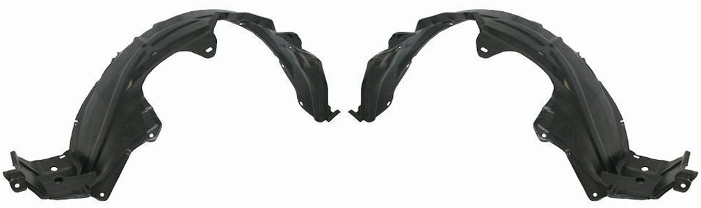 AM 200SX 95-97 SENTRA 98-99 FRONT FENDER LINER RH AND LH SKU SET N222123 Partslink NI1251118 NI1250118 OEM 638421M100-638431M100