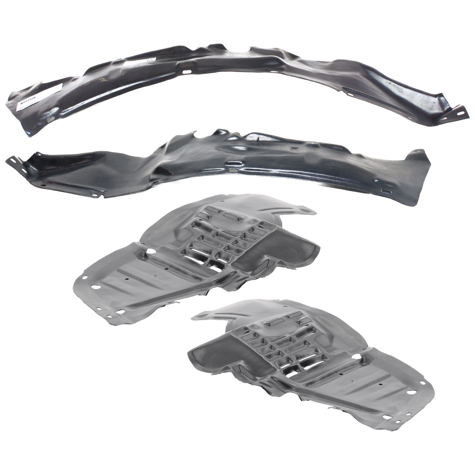 AM 240SX 95-96 FRONT FENDER LINER RH AND LH Front and Rear Section SKU SET N222125-4B