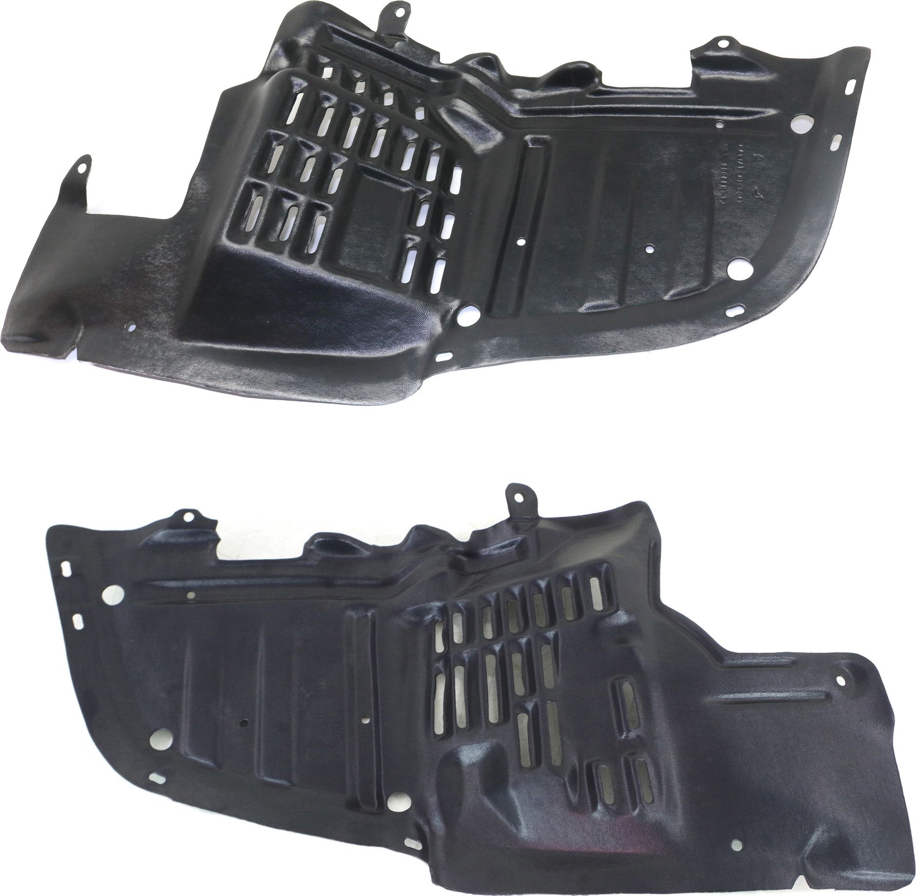 AM 240SX 95-96 FRONT FENDER LINER RH AND LH Front Section SKU SET N222127 Partslink NI1251122 NI1250122 OEM 6384465F00-6384569F00