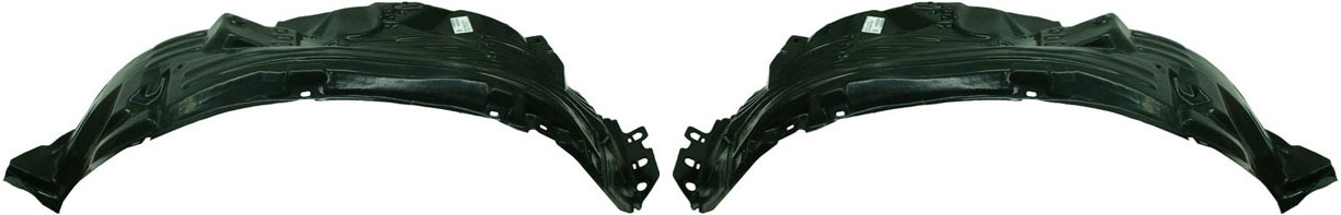 AM FRONTIER 05-21 FRONT FENDER LINER RH AND LH Plastic Vacuum Form 2.5L Eng SKU SET N222139 OEM 63840ZS00A PFM 63841ZS00A PFM