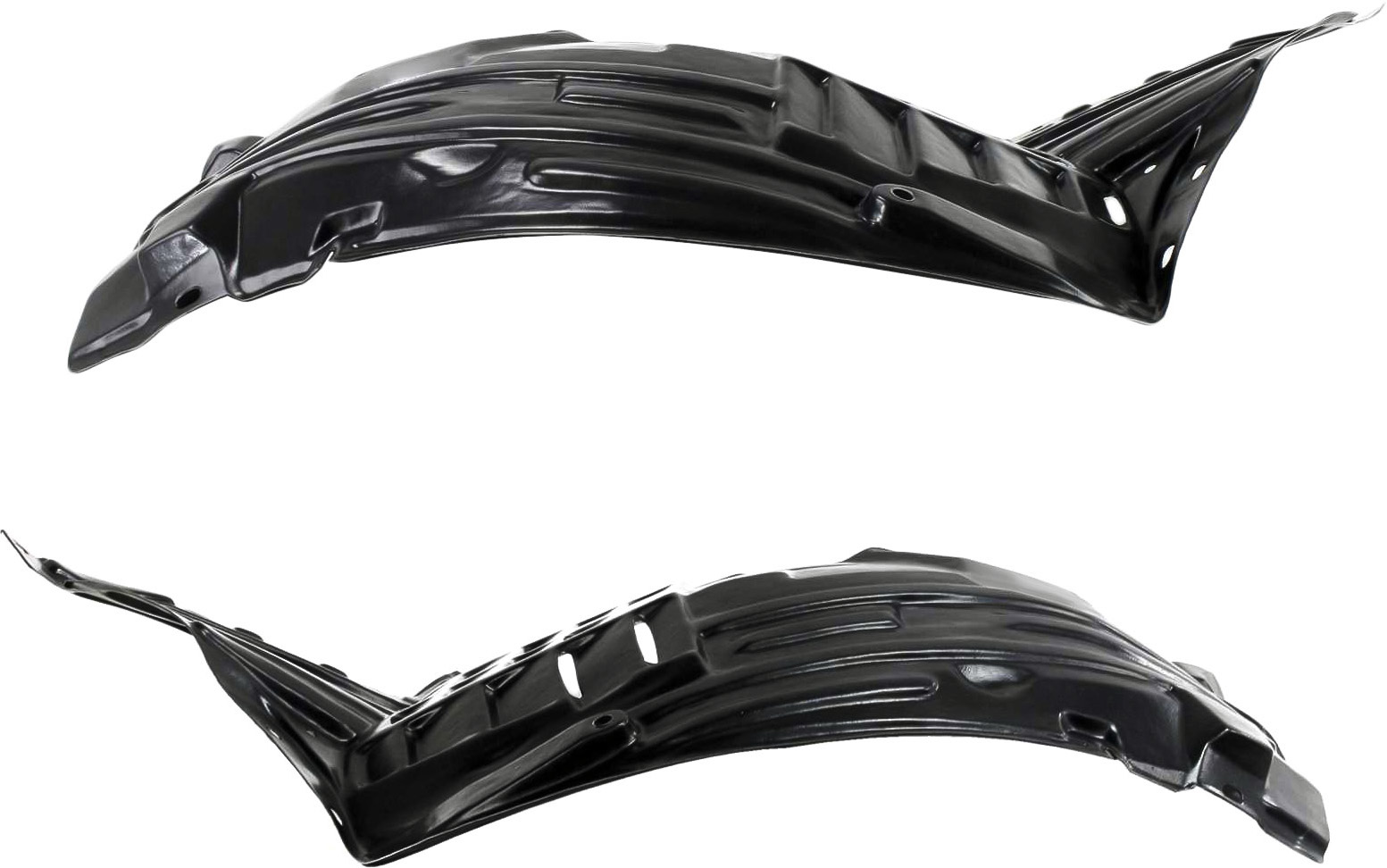 AM 350Z 03-05 FRONT FENDER LINER RH AND LH Front Section SKU SET N222151 Partslink NI1251130 NI1250130 OEM 63844CD000-63845CD000