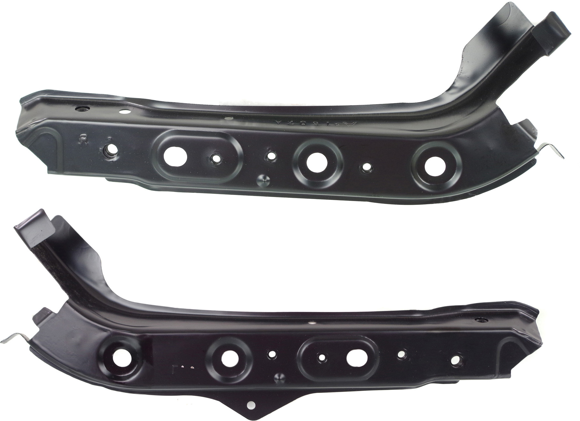 AM VERSA 07-12 RADIATOR SUPPORT RH AND LH Outer Tie Bar 07-12 Hatchback 07-11 Sedan CAPA SKU SET N250503Q Partslink NI1225170C NI1225171C OEM 62512EL030-62513EL030