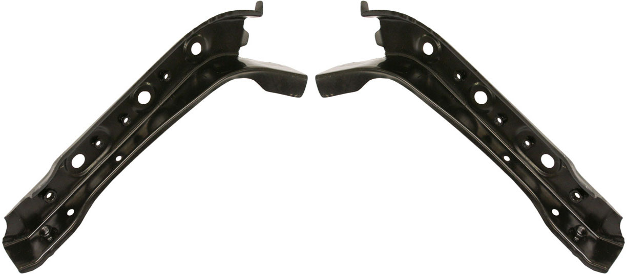 AM VERSA 07-12 RADIATOR SUPPORT RH and LH Outer Tie Bar 07-12 Hatchback 07-11 Sedan SKU SET N250503 Partslink NI1225170 NI1225171 OEM 62512EL030-62513EL030