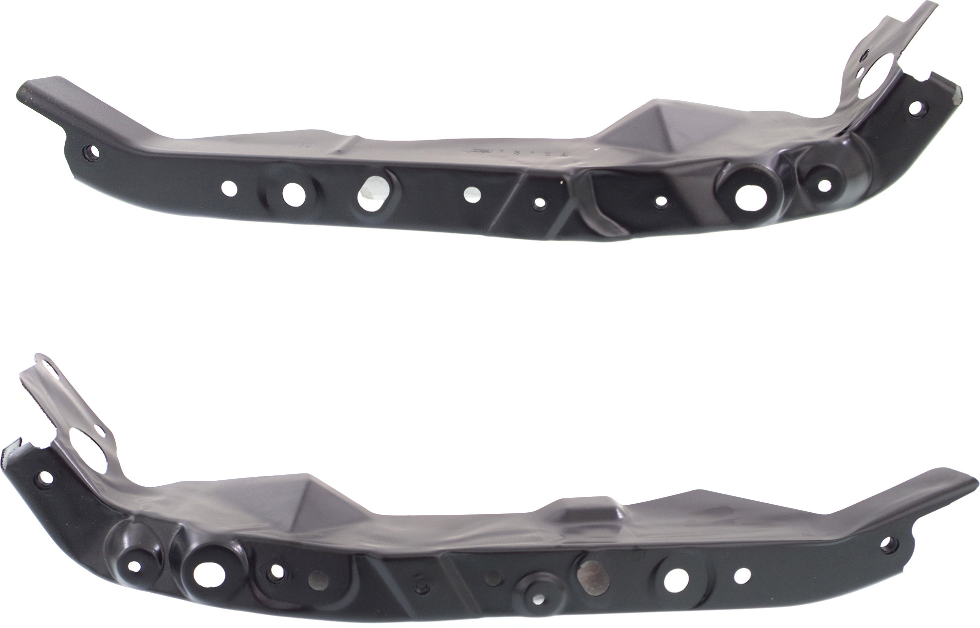 AM ALTIMA 07-09 MAXIMA 09-14 RADIATOR SUPPORT RH AND LH Black Steel Coupe Sedan CAPA SKU SET N250505Q Partslink NI1225172C NI1225173C OEM 62512JA030-62513JA030