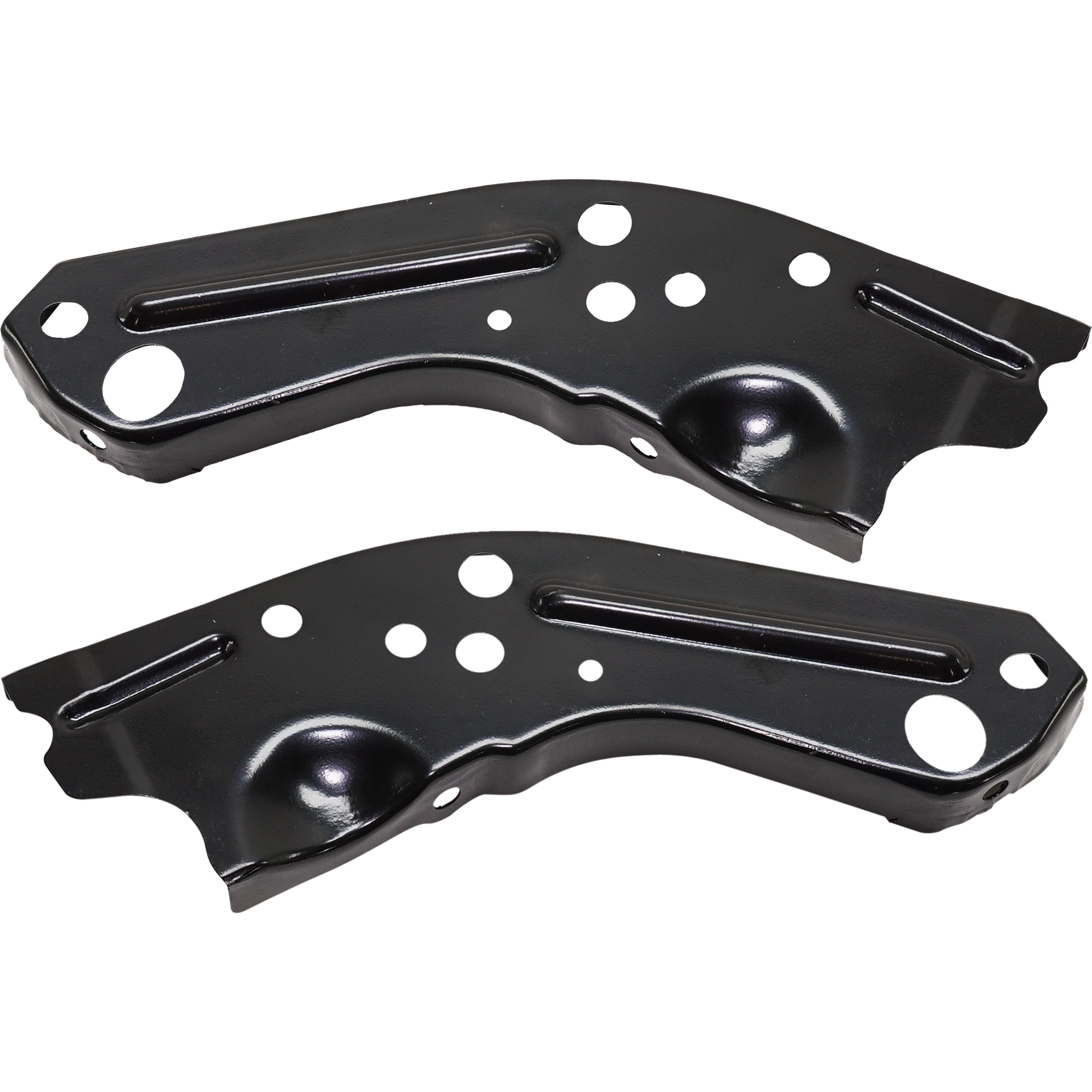 AM VERSA 07-12 RADIATOR SUPPORT RH and LH Side Support Panel Steel 07-12 H B 07-11 Sdn SKU SET N250507 Partslink NI1225175 NI1225174 OEM F2520EL0MA F2521EM0MA