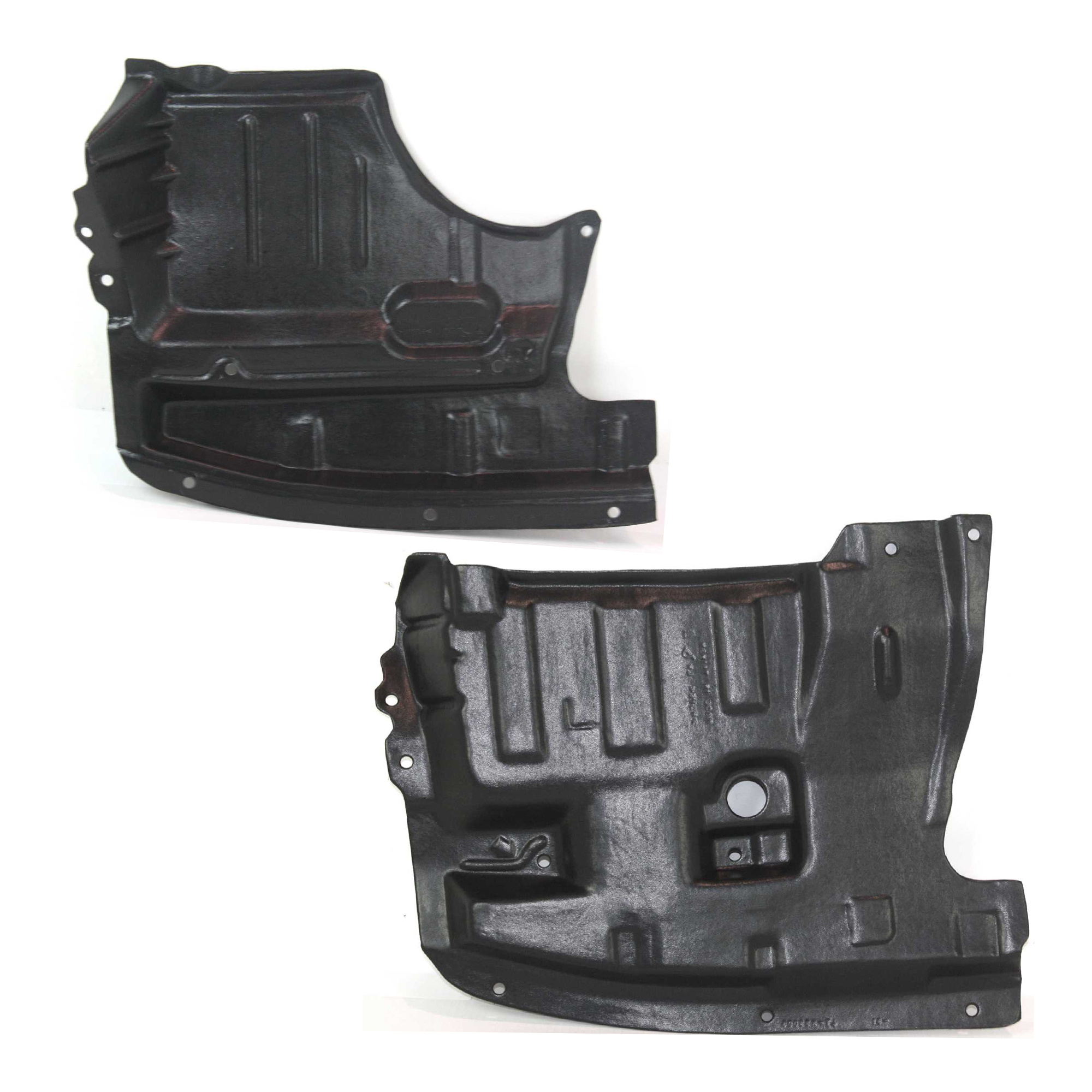 AM MAXIMA 95-99 FRONT ENGINE SPLASH SHIELD RH AND LH SKU SET N310103 Partslink NI4151102 NI4151101 OEM 7589840U00-7589940U00