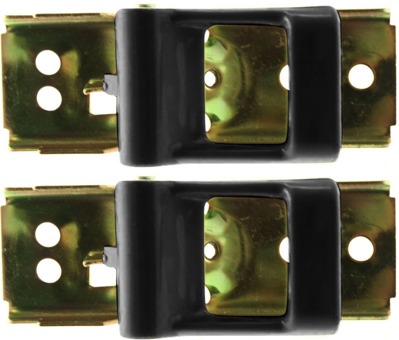 AM NISSAN PICKUP 80-86 FRONT DOOR HANDLE RH and LH Inside Metal w Black Plastic Lever w o Case SKU SET N462112-2 OEM 8050501W00