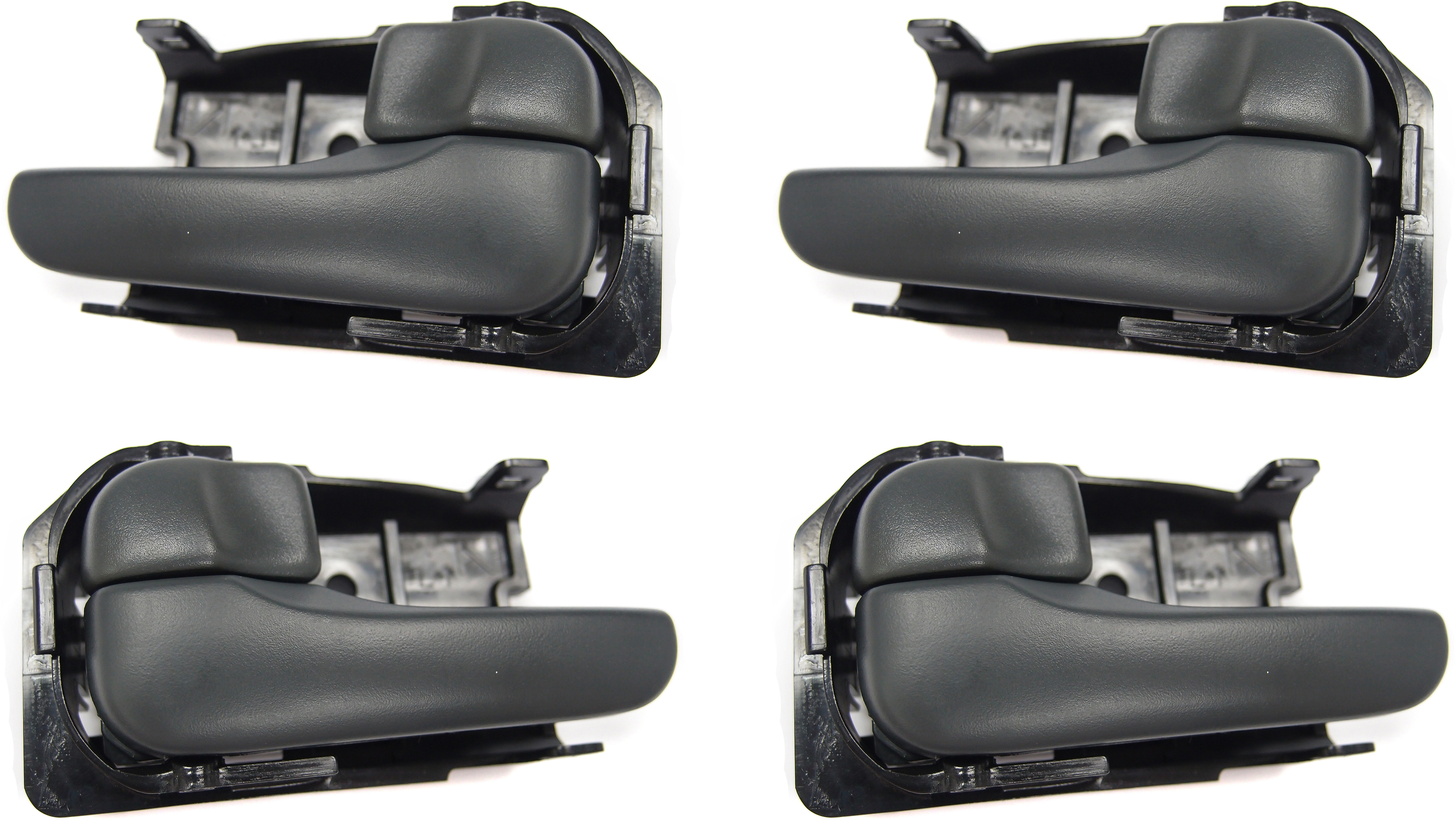 AM MAXIMA 95-99 INFINITI I30-96-99 FRONT AND REAR DOOR HANDLE RH AND LH Inside Black SKU SET N462125-4 Partslink NI1352145 NI1353145 OEM 8067065F00-8067165F00