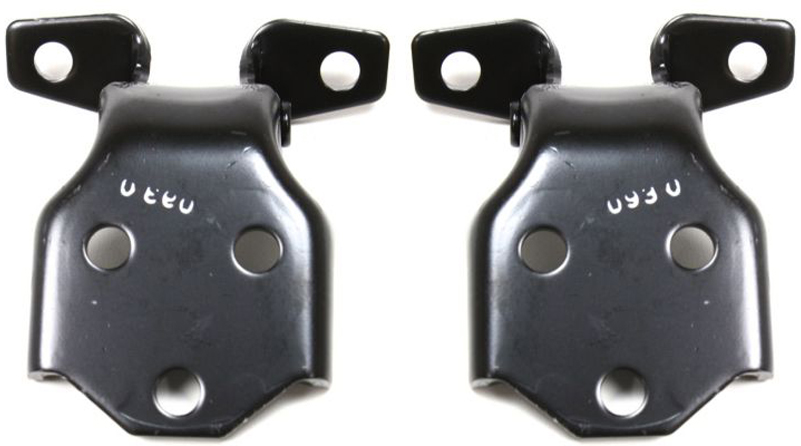 AM NISSAN PICKUP 80-86 FRONT DOOR HINGE RH AND LH Upper SKU SET N464201 Partslink NI1360101 OEM 8040001W00