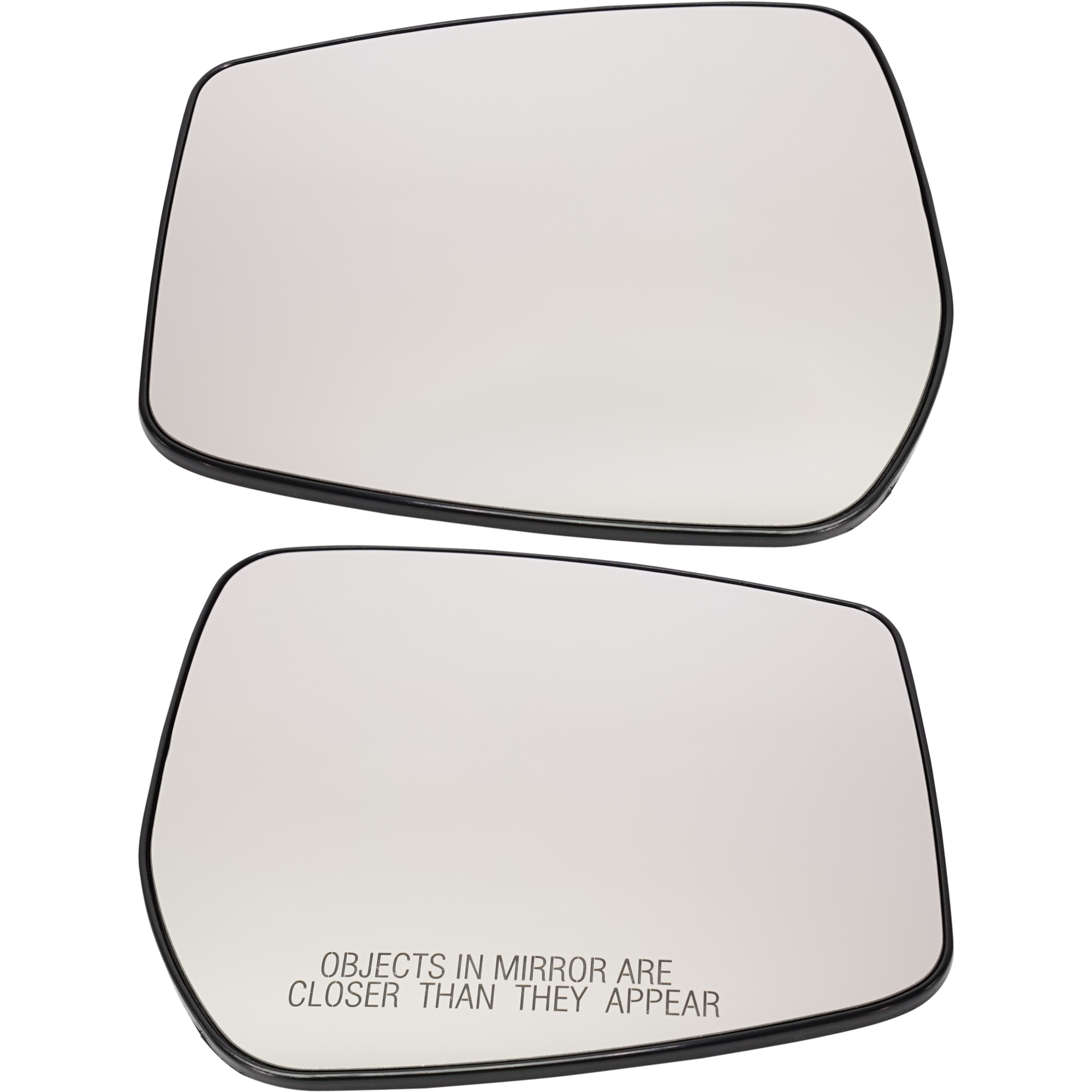 AM VERSA VERSA NOTE 15-19 MIRROR GLASS RH AND LH Non Heated w Backing Plate SKU SET NS03GR Partslink NI1325127 NI1324127 OEM 963659KK0A 963669KK0A