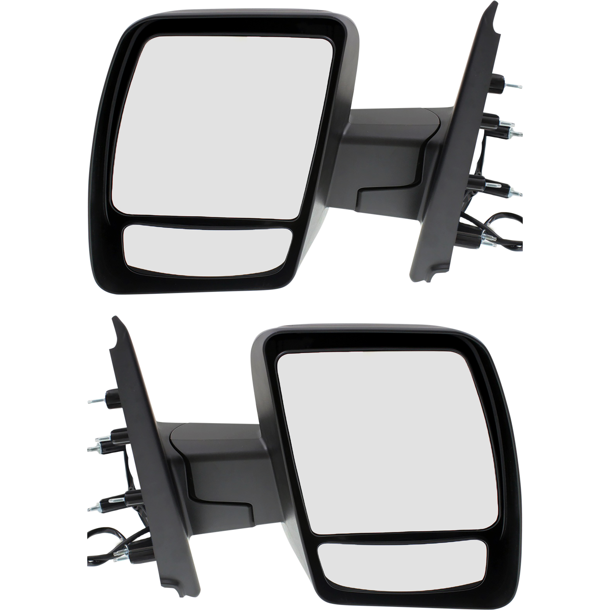 AM NV2500-3500-12-21 MIRROR RH AND LH Non Towing Power Manual Folding Non Heated Textured No Signal Light S Model SKU SET NS118ER Partslink NI1320233 NI1321233 OEM 963011PA7E PFM 963021PA7E PFM