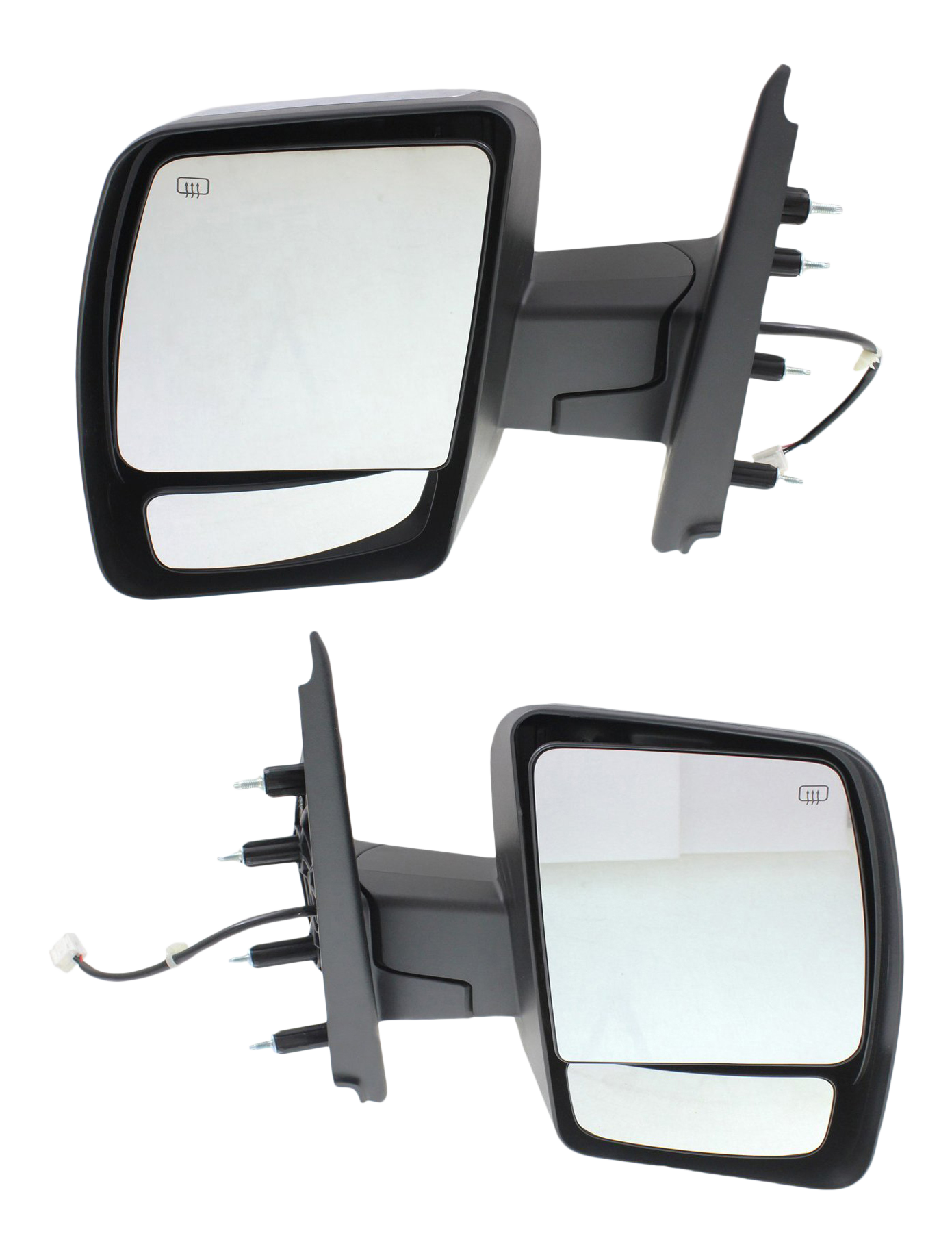 AM NV SERIES FULL SIZE VAN 12-21 MIRROR RH AND LH Non Towing Power Manual Folding Heated Chrome No Signal Light SL SV Models SKU SET NS121ER Partslink NI1320248 NI1321248 OEM 963011PA9E PFM 963021PA9E PFM