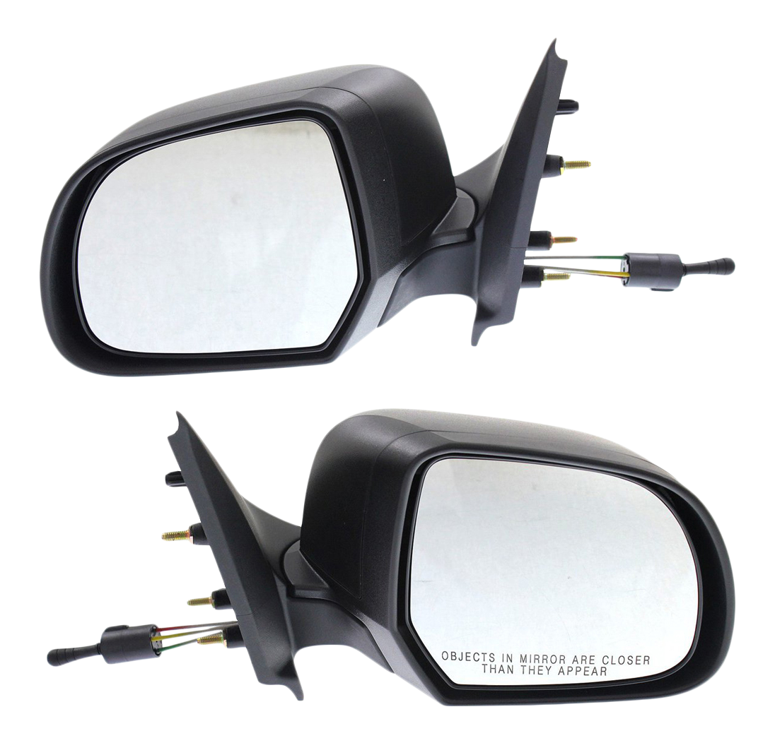 AM VERSA 12-14 MIRROR RH AND LH Manual Adjust Manual Folding Non Heated Textured Sedan S Model SKU SET NS126R Partslink NI1320226 NI1321226 OEM 963013AN0A PFM 963023AN0A PFM