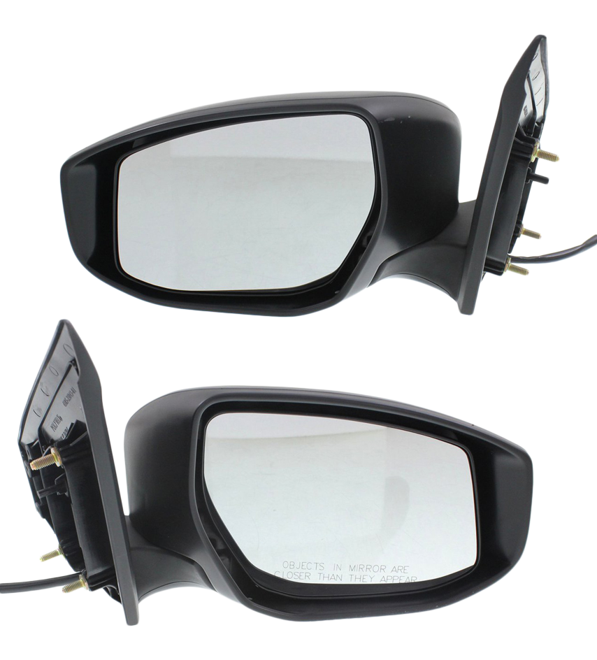 AM SENTRA 13-19 MIRROR RH AND LH Power Manual Folding Non Heated Textured No Signal Light SKU SET NS129ER Partslink NI1320293 NI1321293 OEM 963013SG0B PFM 963013YU1F PFM