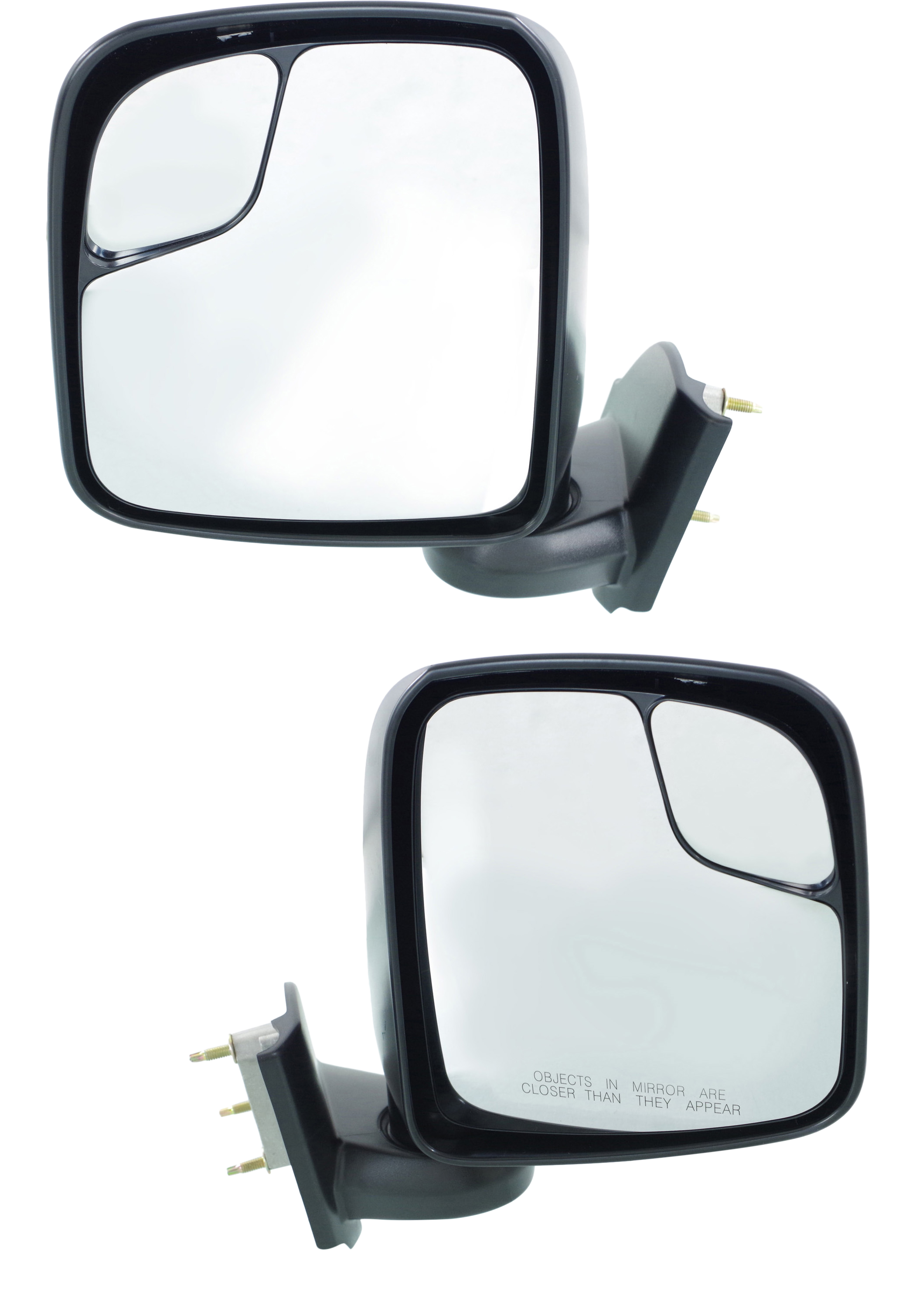 AM NV200-13-21 MIRROR RH AND LH Non Towing Manual Adjust Manual Folding Non Heated Textured S Model SKU SET NS140R Partslink NI1320245 NI1321245 OEM 963013LM0A 963023LM0A