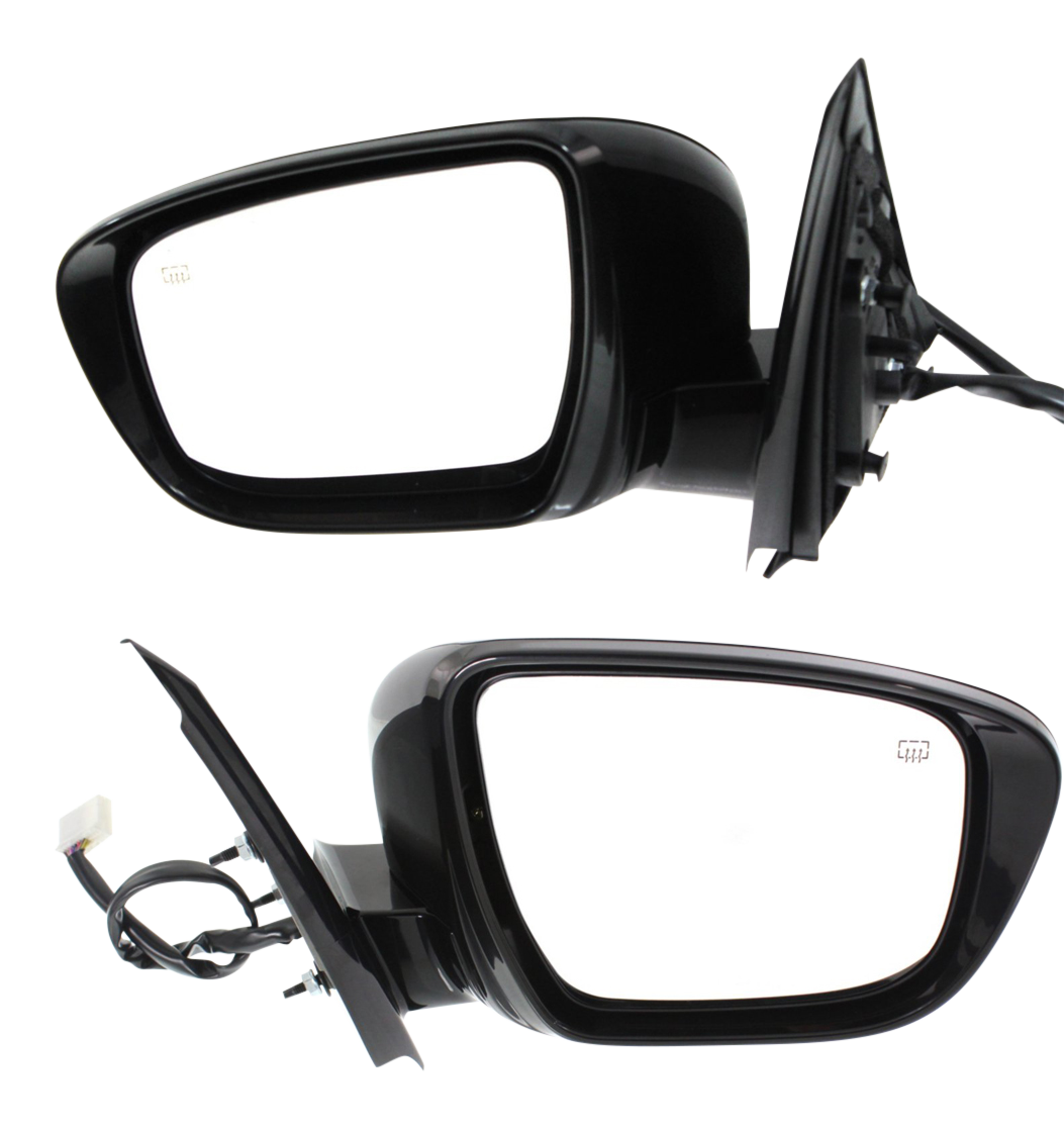 AM PATHFINDER 17-17 MIRROR RH AND LH Power Heated Manual Folding Paintable w Around View Monitor Camera Camera Memory and Signal Light SKU SET NS149ER S Partslink NI1320275 NI1321275 OEM 963019PF9D PFM 963029PF9D PFM