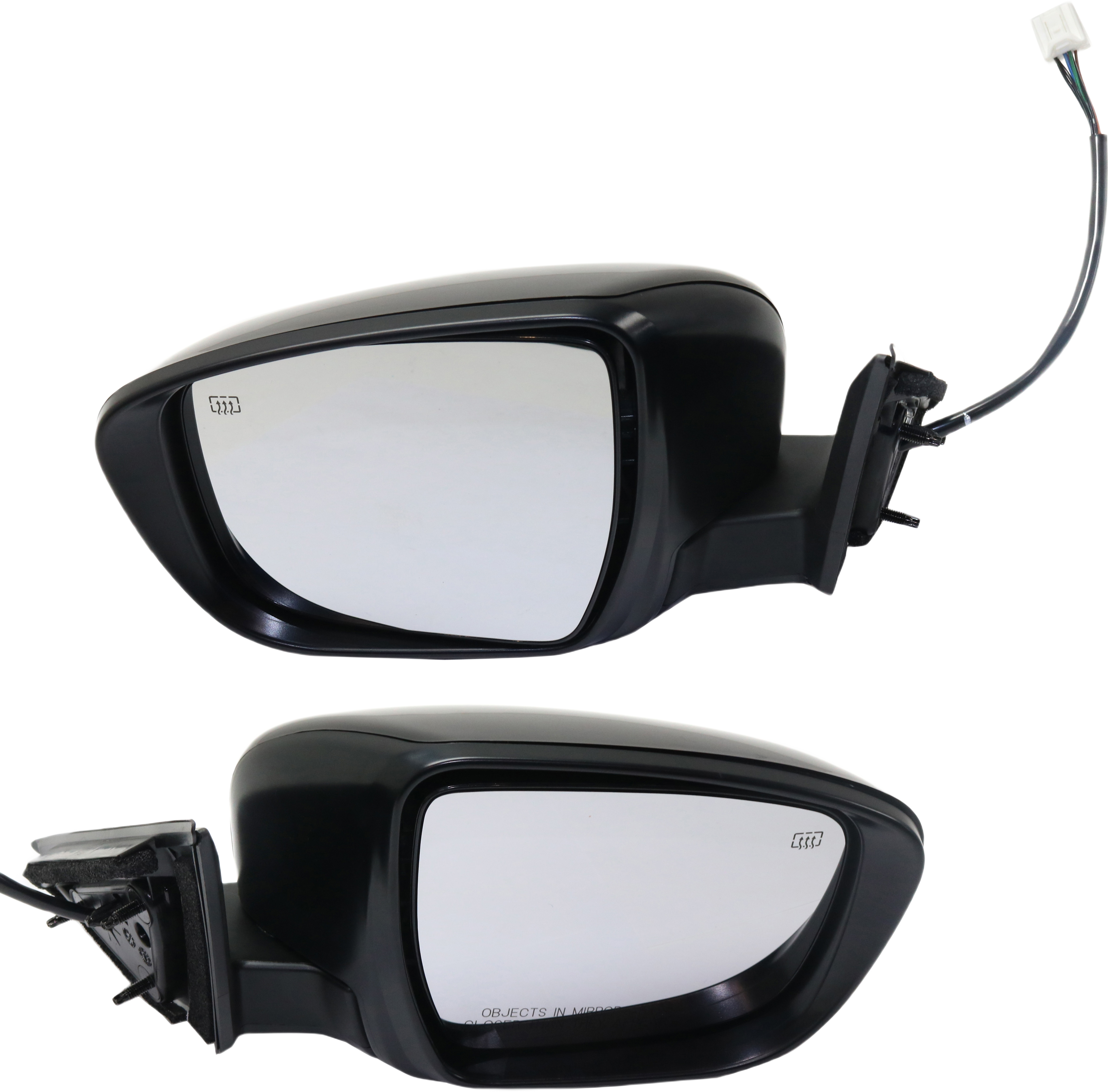 AM ROGUE 14-16 MIRROR RH AND LH Power Manual Folding Heated Paintable w Signal Light w o Camera USA Built Vehicle SKU SET NS158ER S Partslink NI1320285 NI1321285 OEM 963014BA1A PFM 963024BA1A PFM
